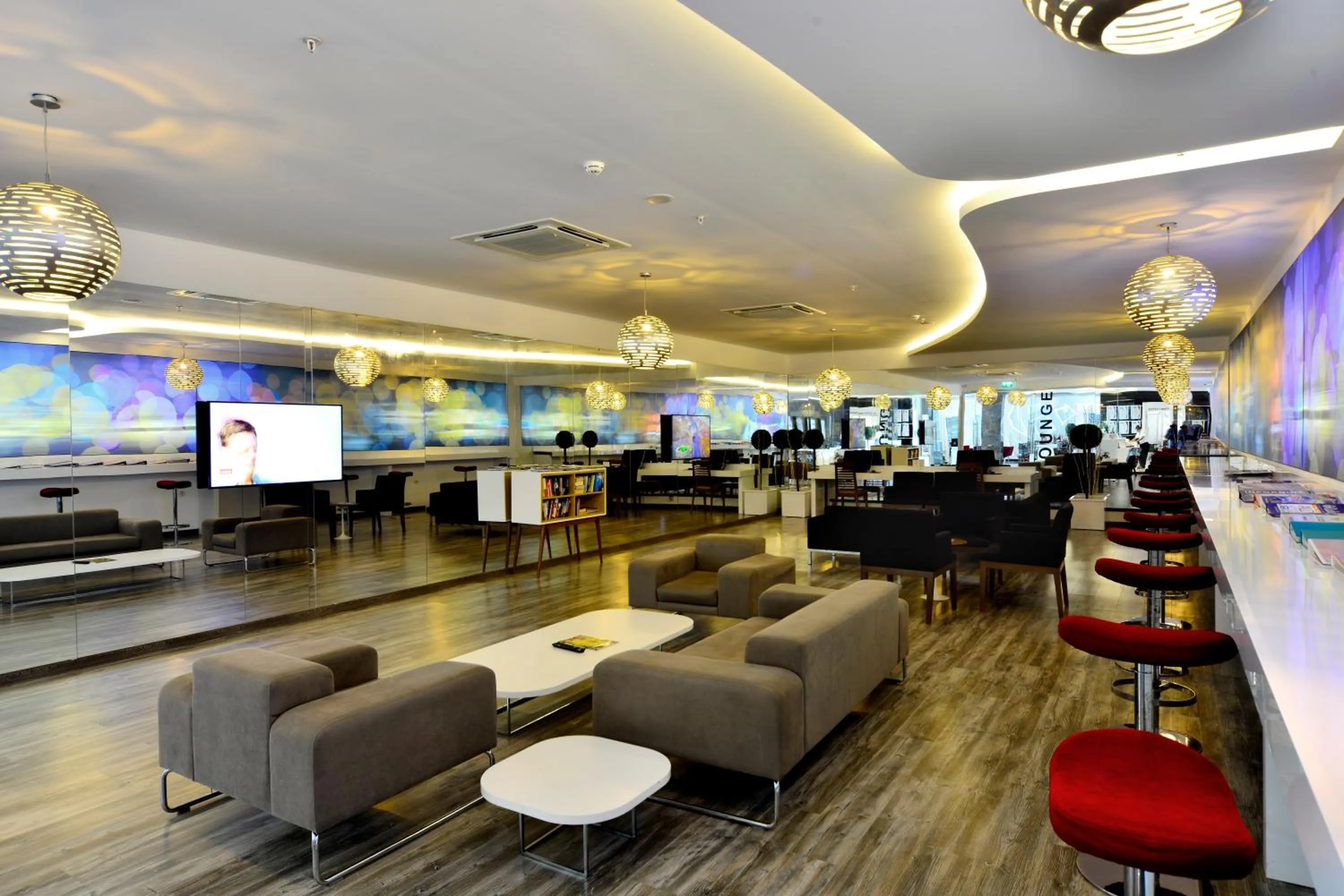 Communal lounge/ TV room in White City Resort Hotel - Ultra All Inclusive