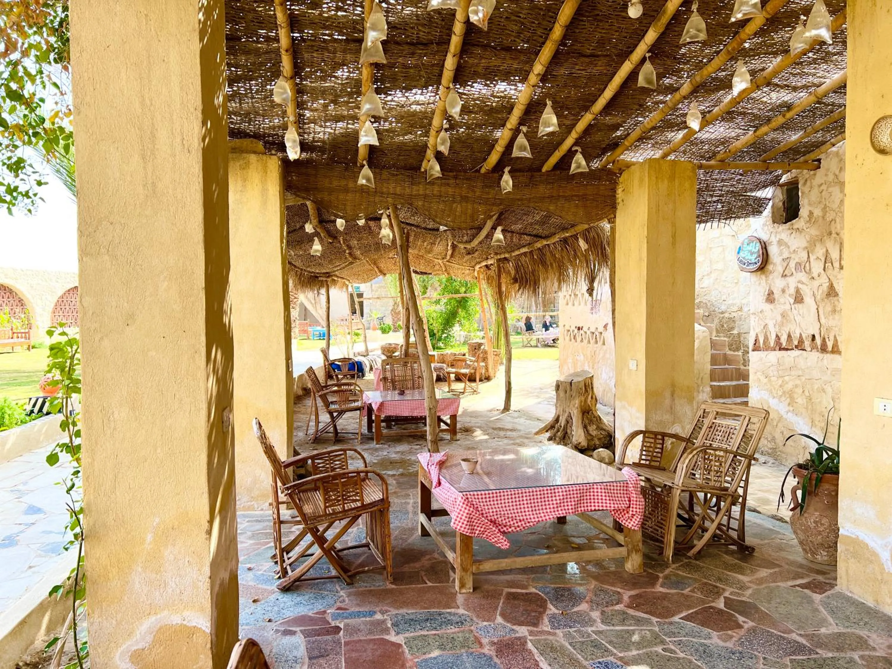 Patio in Zad El Mosafer Guest House