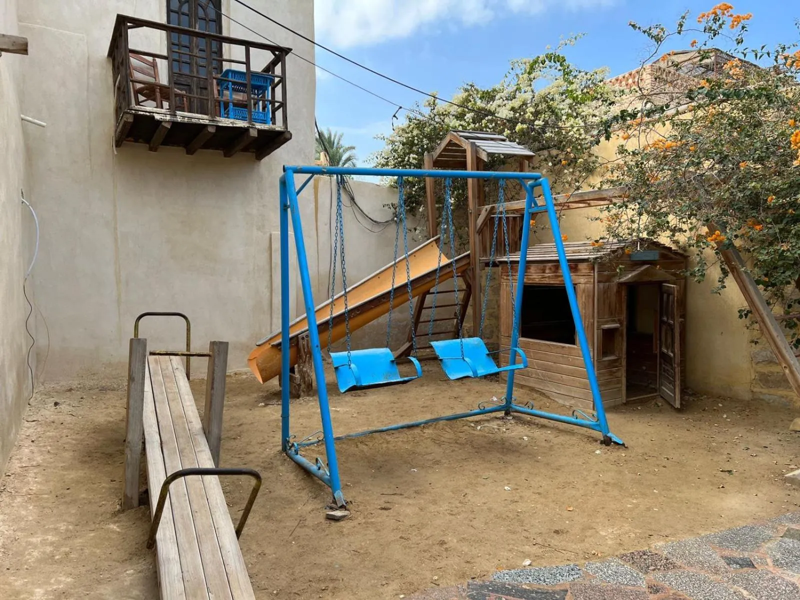 Children play ground in Zad El Mosafer Guest House