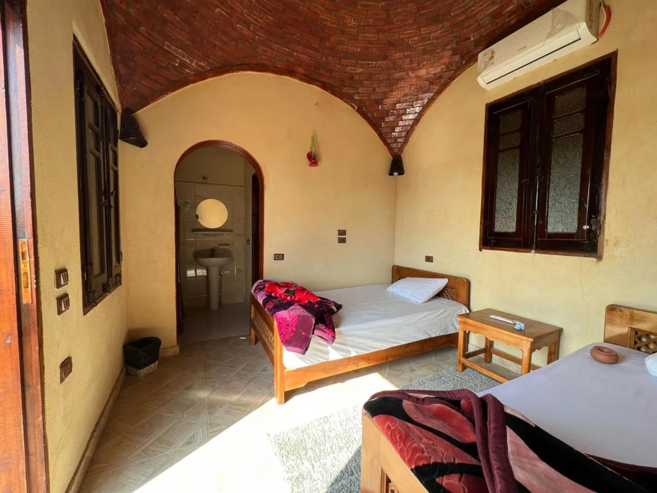 Bed in Zad El Mosafer Guest House