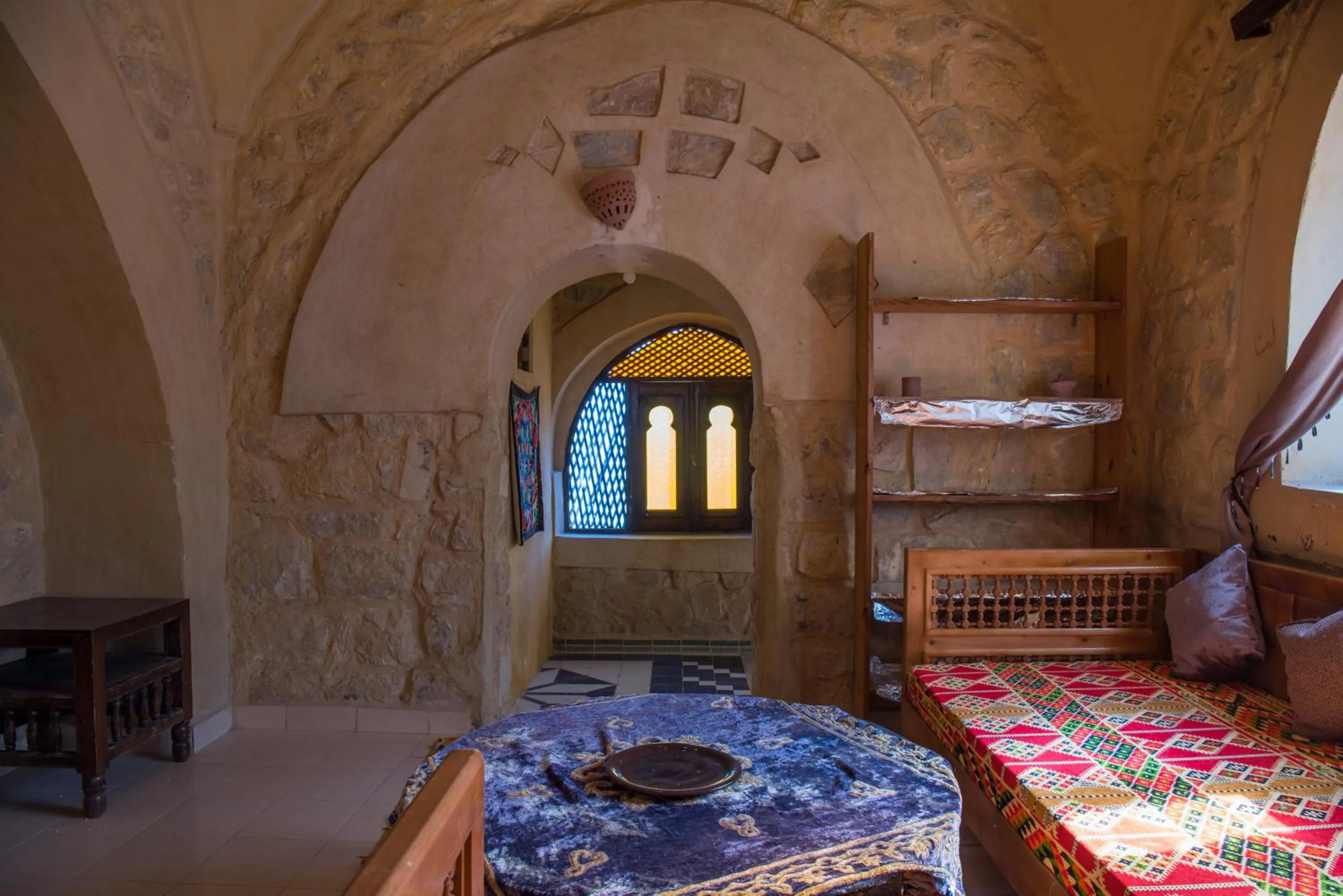 Living room, Bed in Zad El Mosafer Guest House