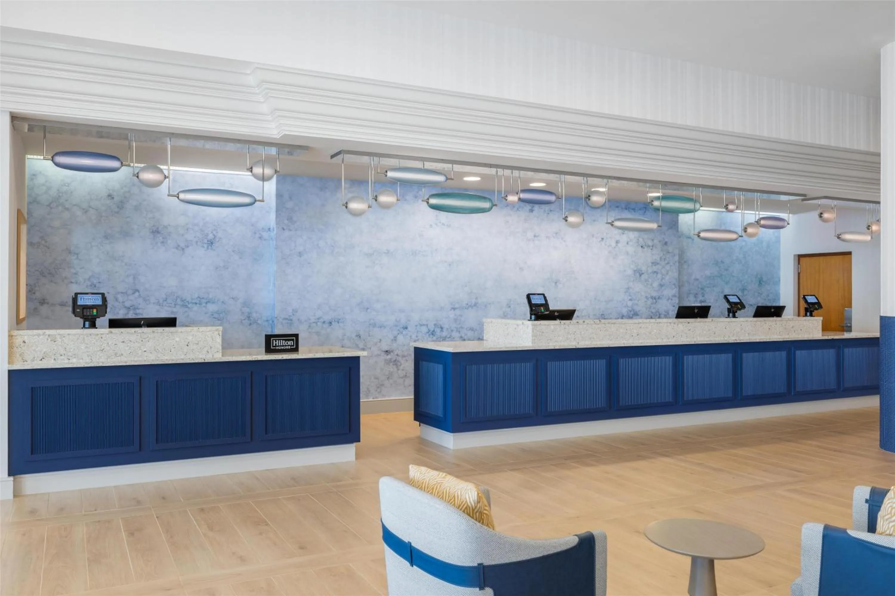 Lobby or reception in Hilton Suites Ocean City Oceanfront