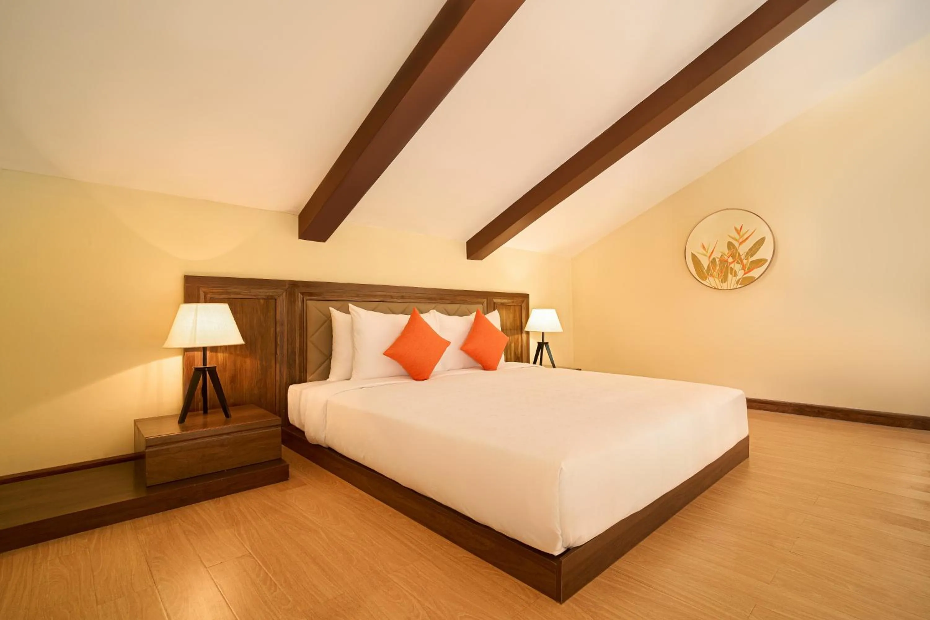 Bed in Famiana Resort & Spa - Breakfast is served as Brunch 6AM30 to 1PM