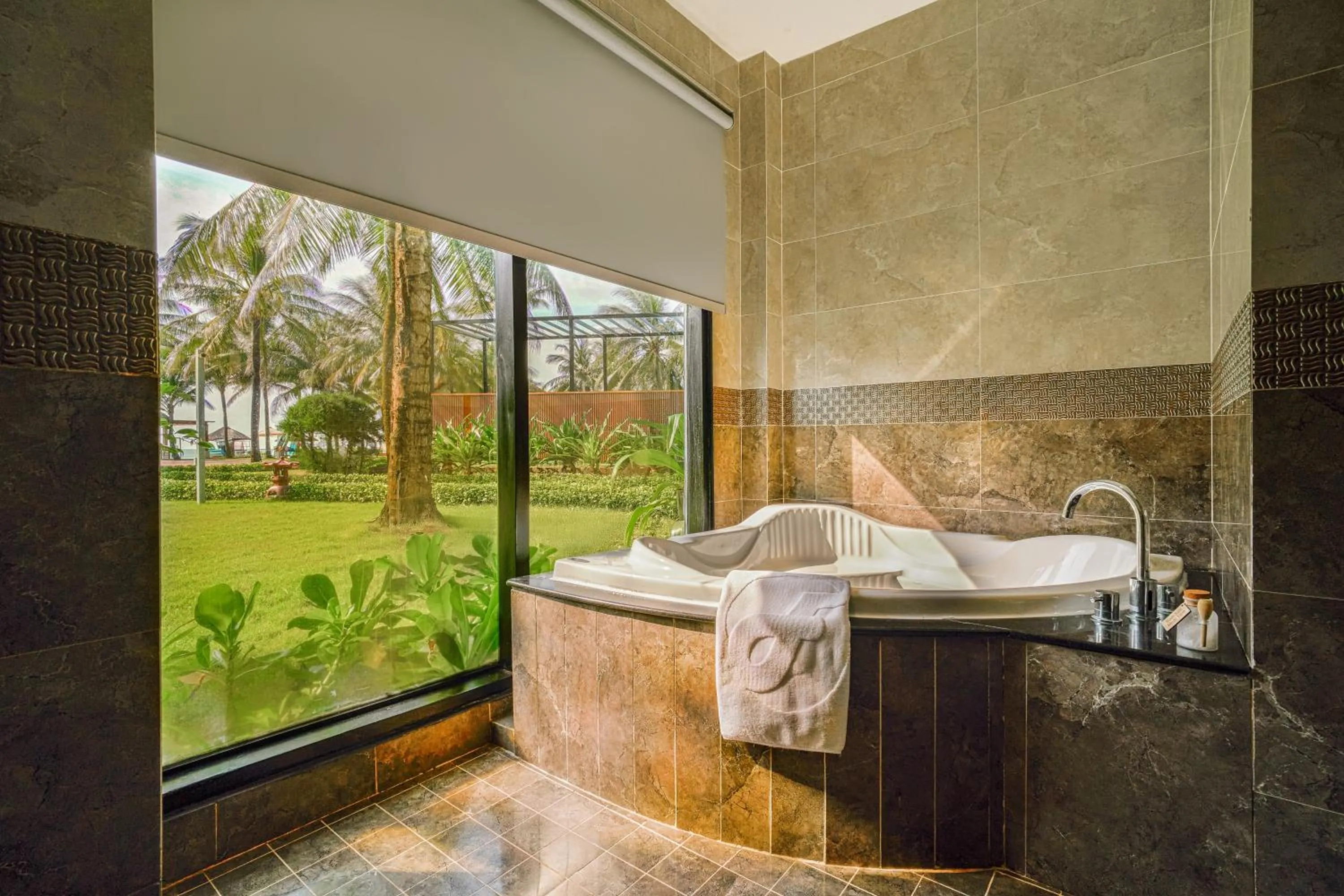 Bed in Famiana Resort & Spa - Breakfast is served as Brunch 6AM30 to 1PM