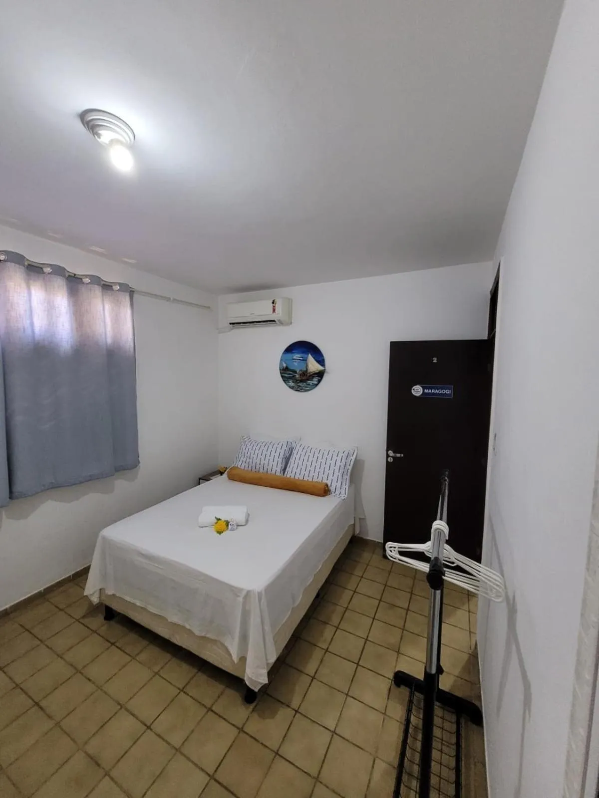 Bed in Pousada Águas Marinhas