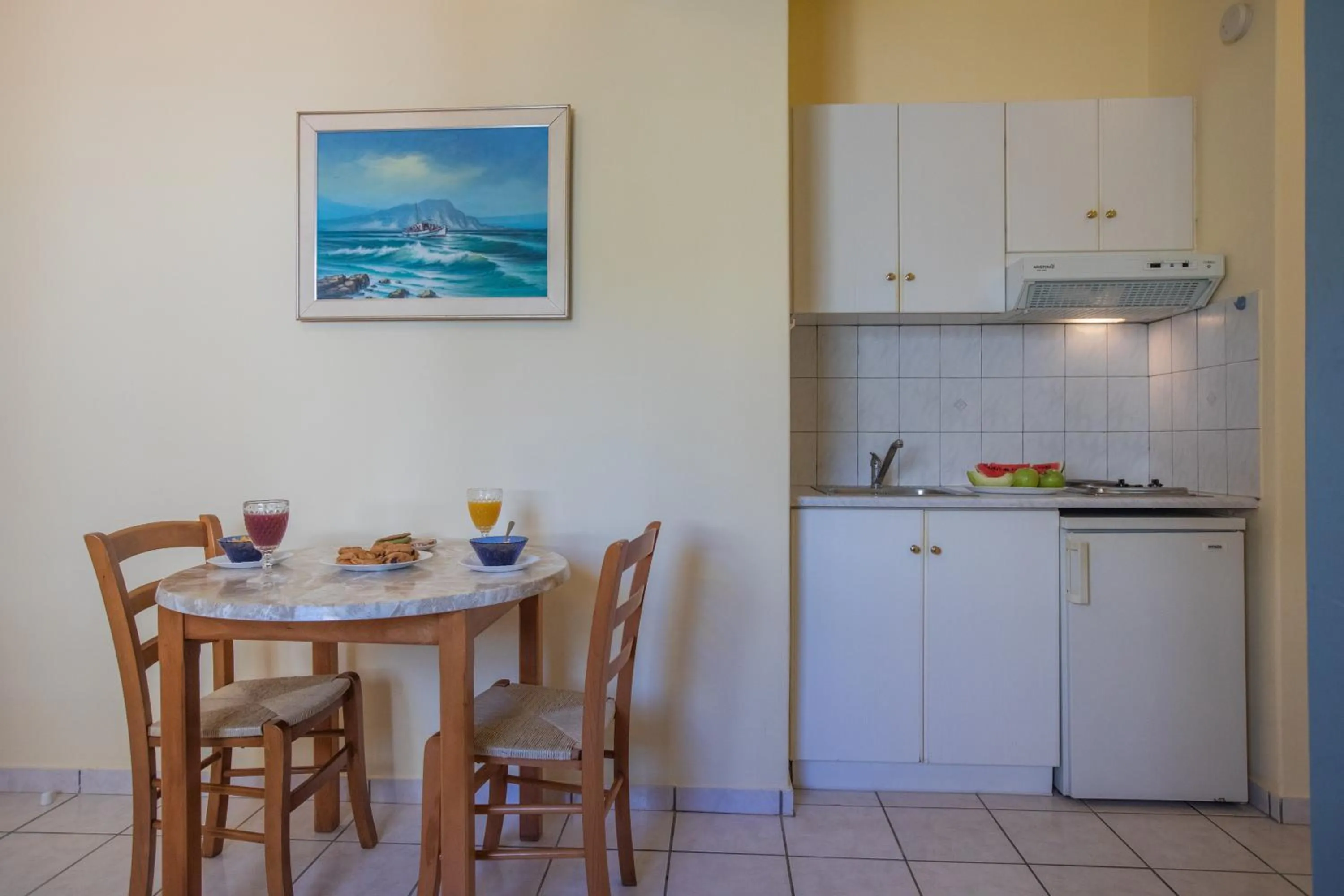 Kitchen or kitchenette in Garbis Villas & Apartments