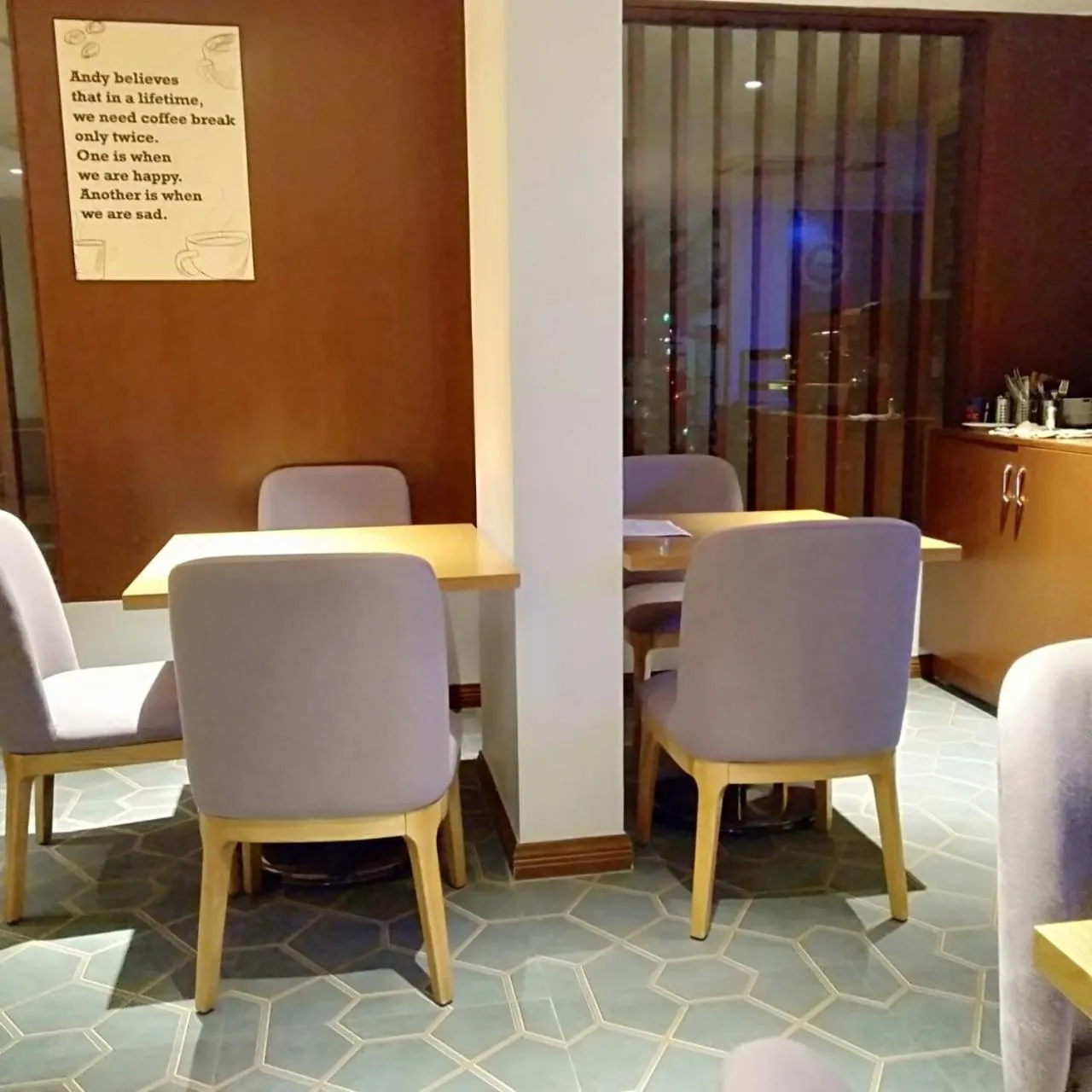 Food and drinks in De Mandarin