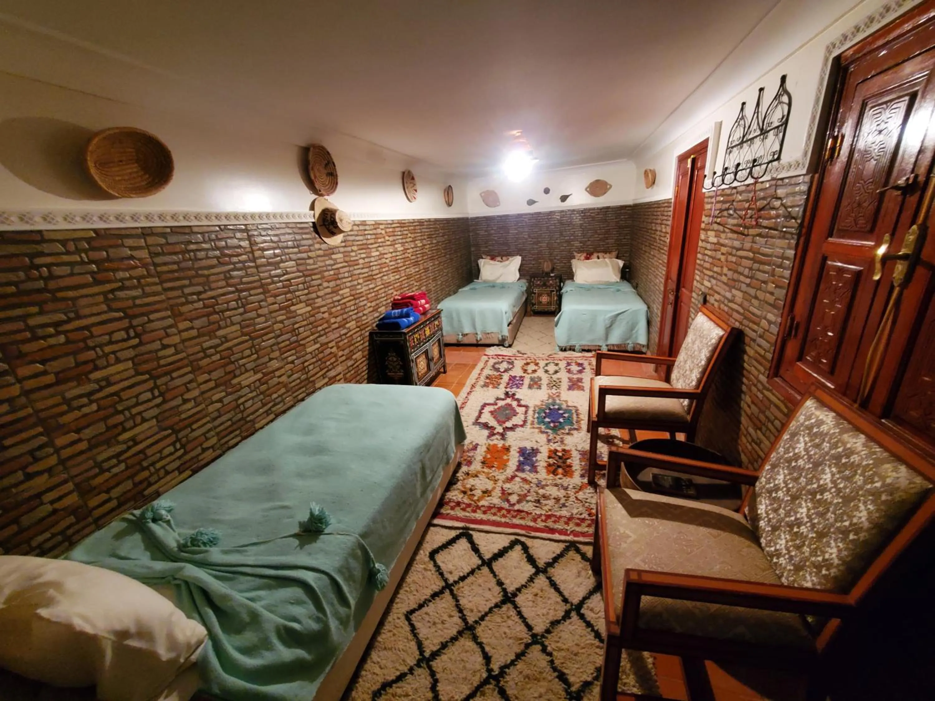 Bed in Riad Lalla Marrakech