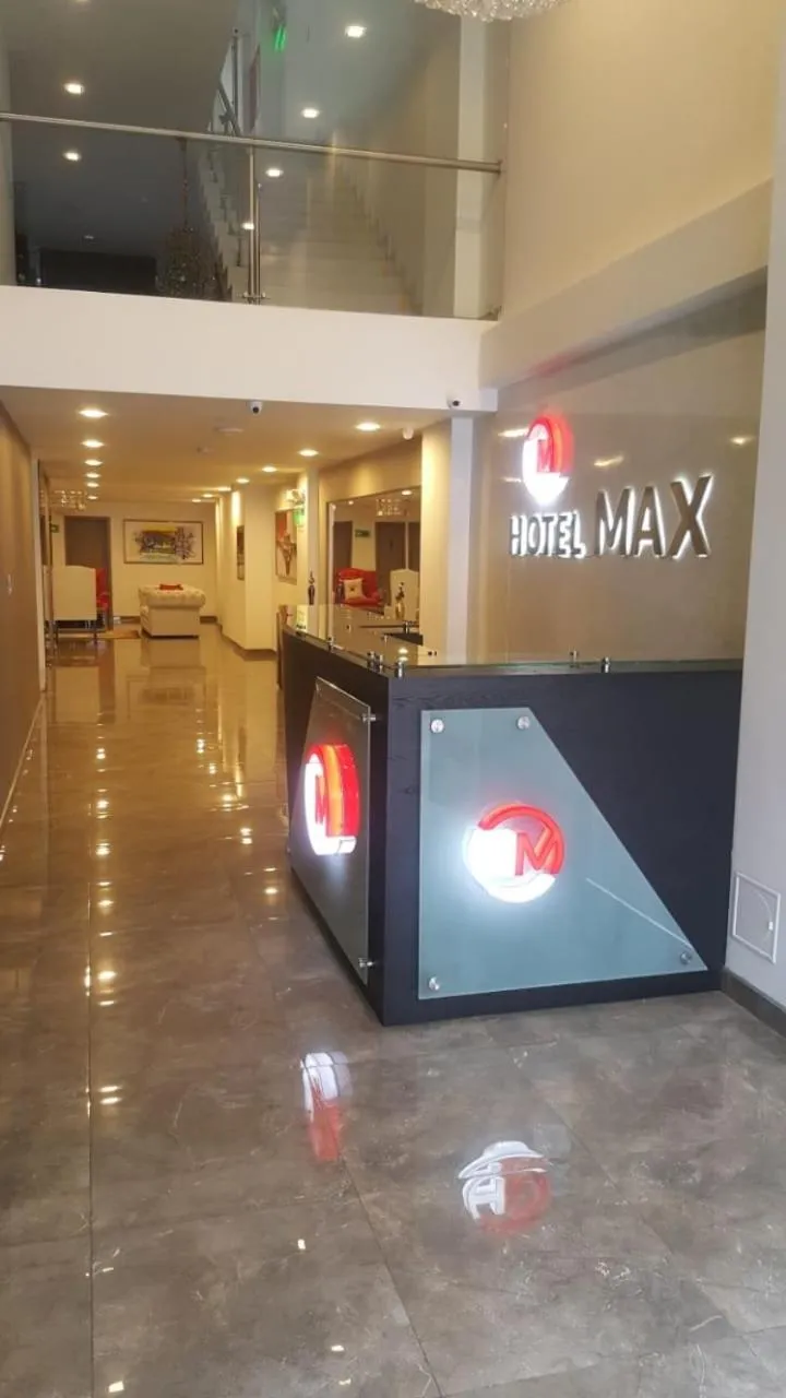 Lobby or reception in Hotel Max