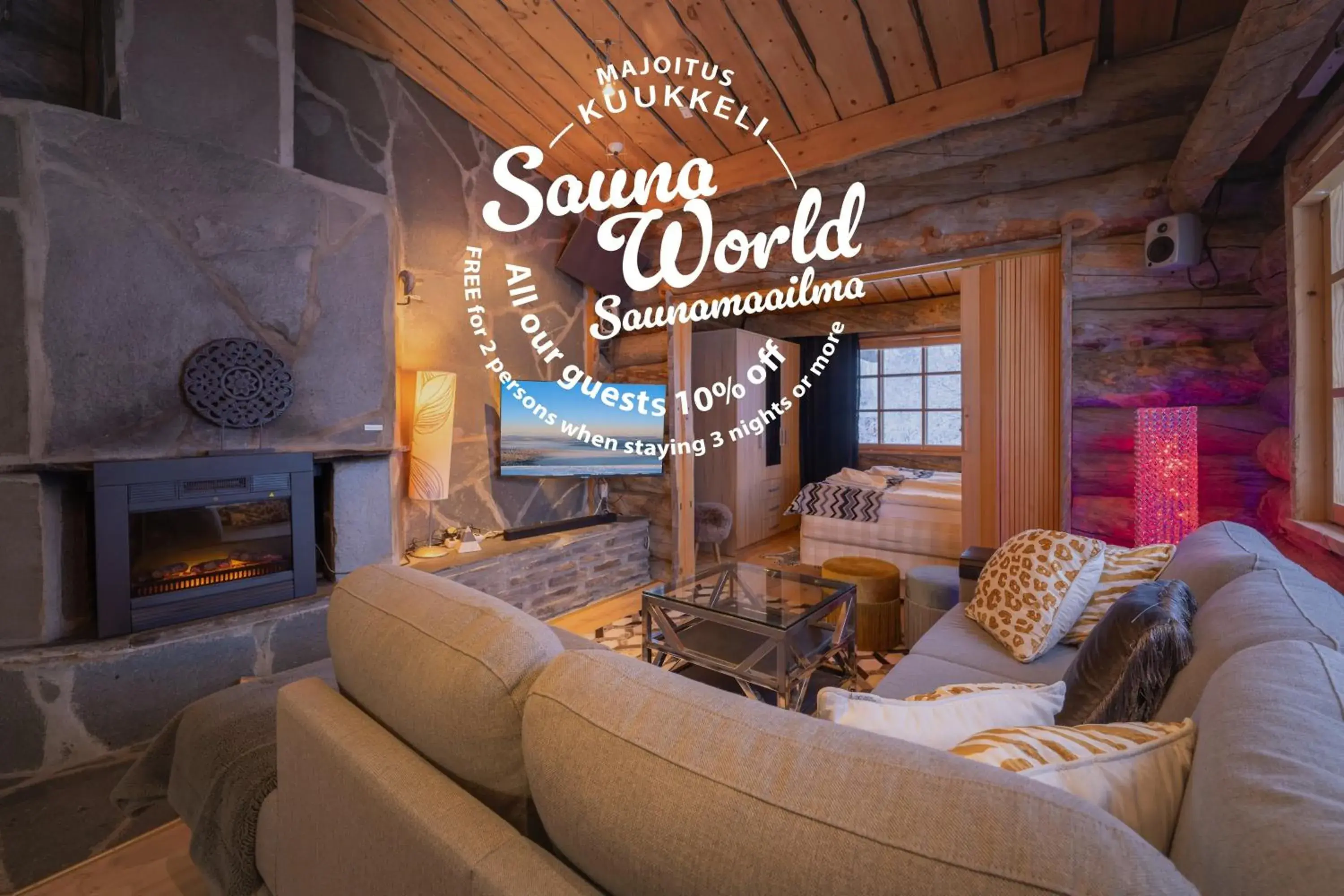 Superior Apartment in Kuukkeli Log Houses Teerenpesä - Superior Suite A49 Superior Apartment in Kuukkeli Log Houses Teerenpesä - Superior Suite A49