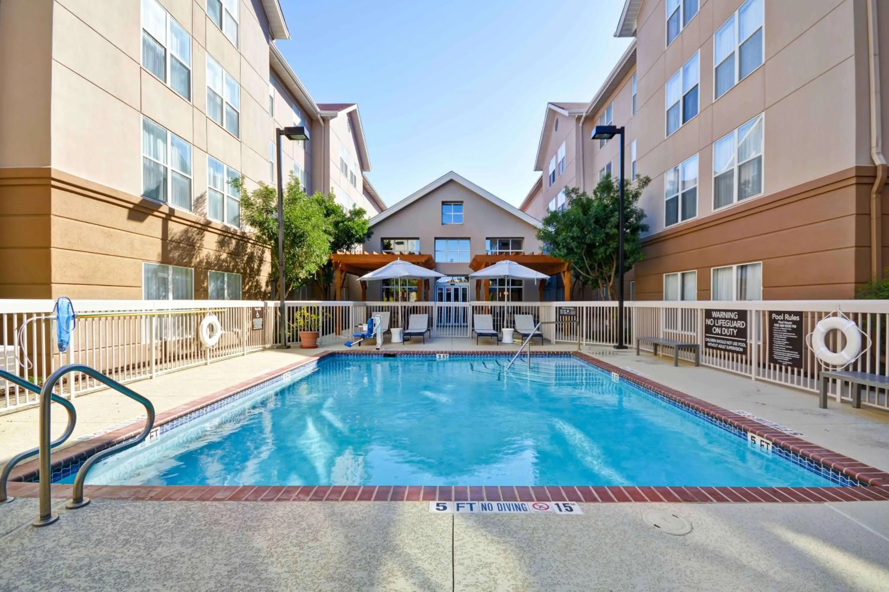 Pool view in Homewood Suites by Hilton San Antonio Northwest