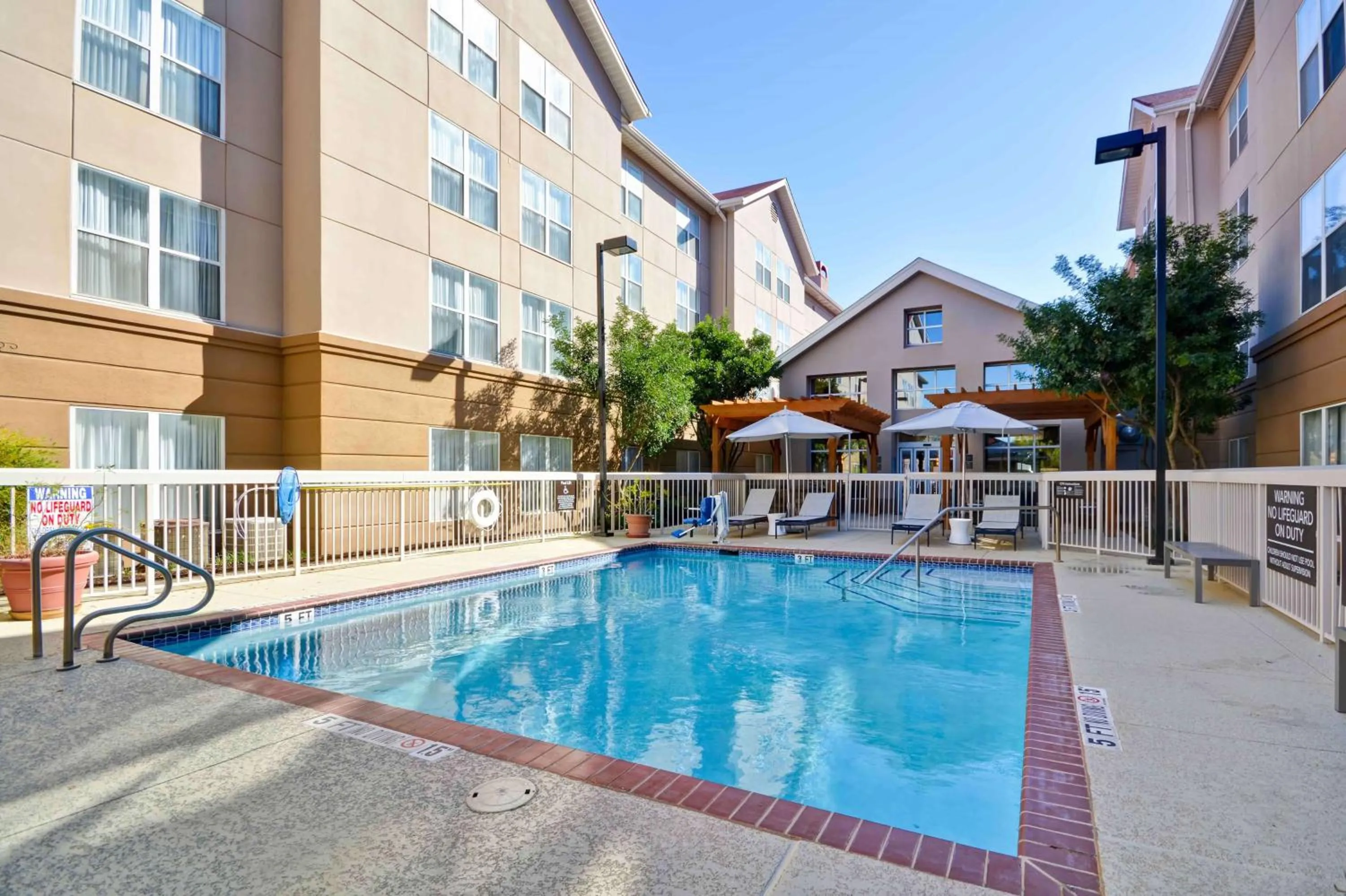 Pool view in Homewood Suites by Hilton San Antonio Northwest