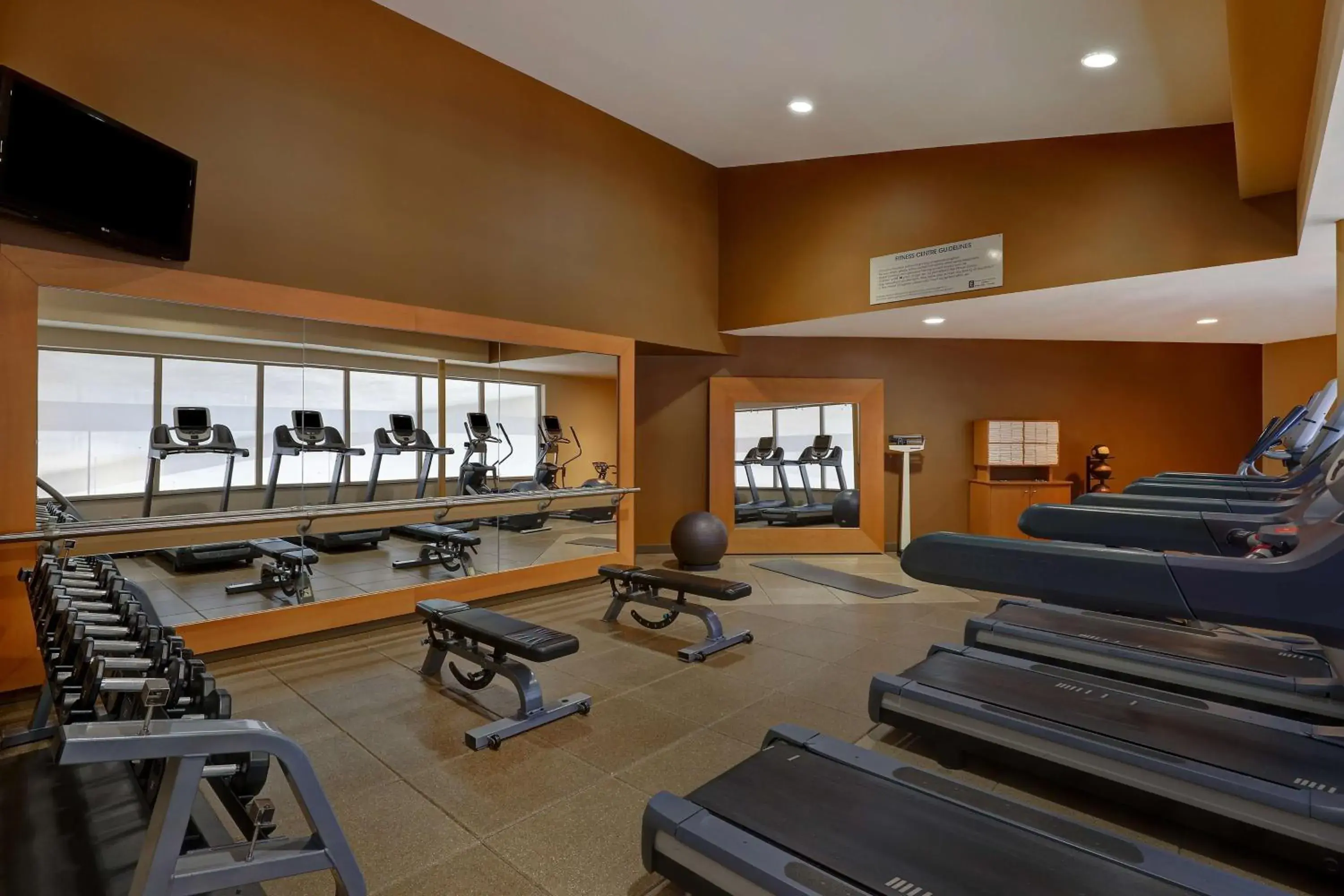 Fitness centre/facilities in Embassy Suites by Hilton Niagara Falls/ Fallsview Fitness centre/facilities in Embassy Suites by Hilton Niagara Falls/ Fallsview
