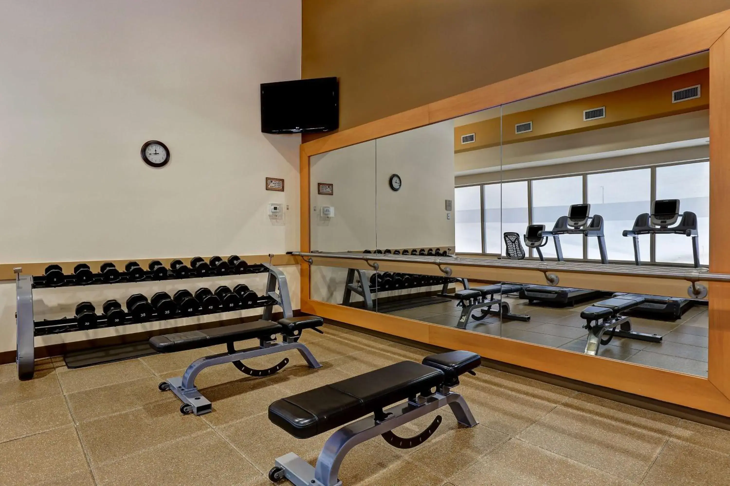 Fitness centre/facilities in Embassy Suites by Hilton Niagara Falls/ Fallsview Fitness centre/facilities in Embassy Suites by Hilton Niagara Falls/ Fallsview