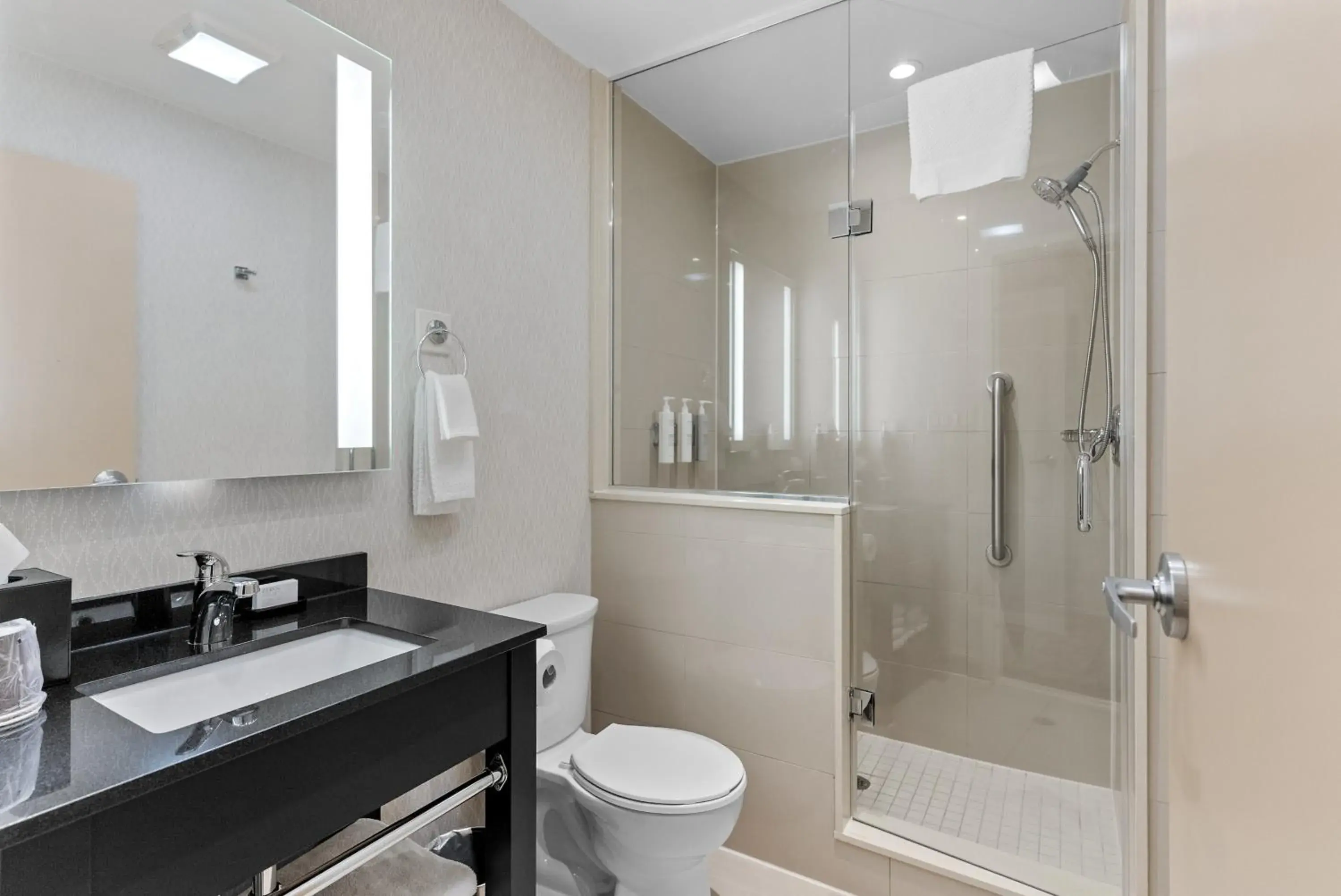 Shower in Embassy Suites by Hilton Niagara Falls/ Fallsview Shower in Embassy Suites by Hilton Niagara Falls/ Fallsview