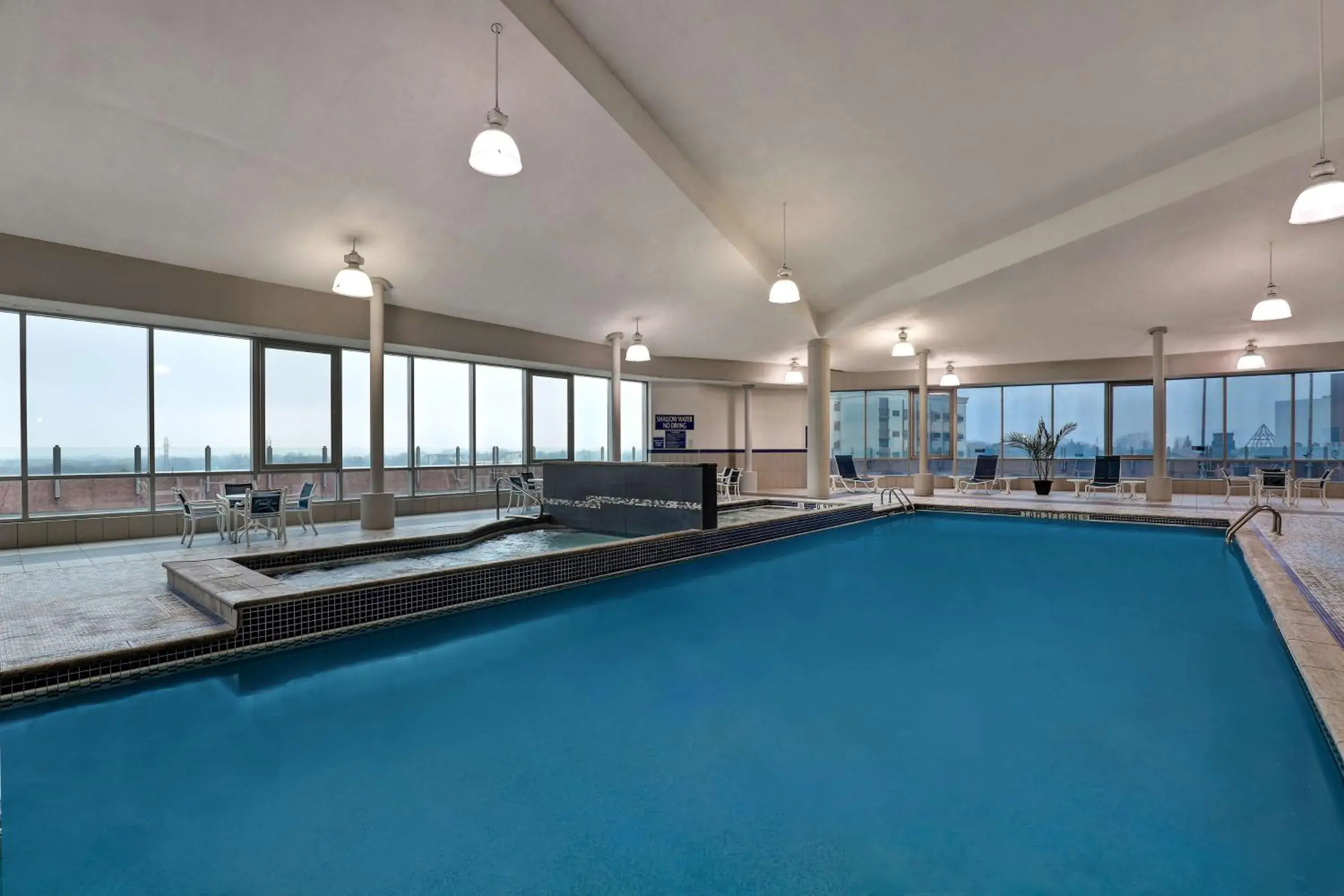 Pool view in Embassy Suites by Hilton Niagara Falls/ Fallsview Pool view in Embassy Suites by Hilton Niagara Falls/ Fallsview