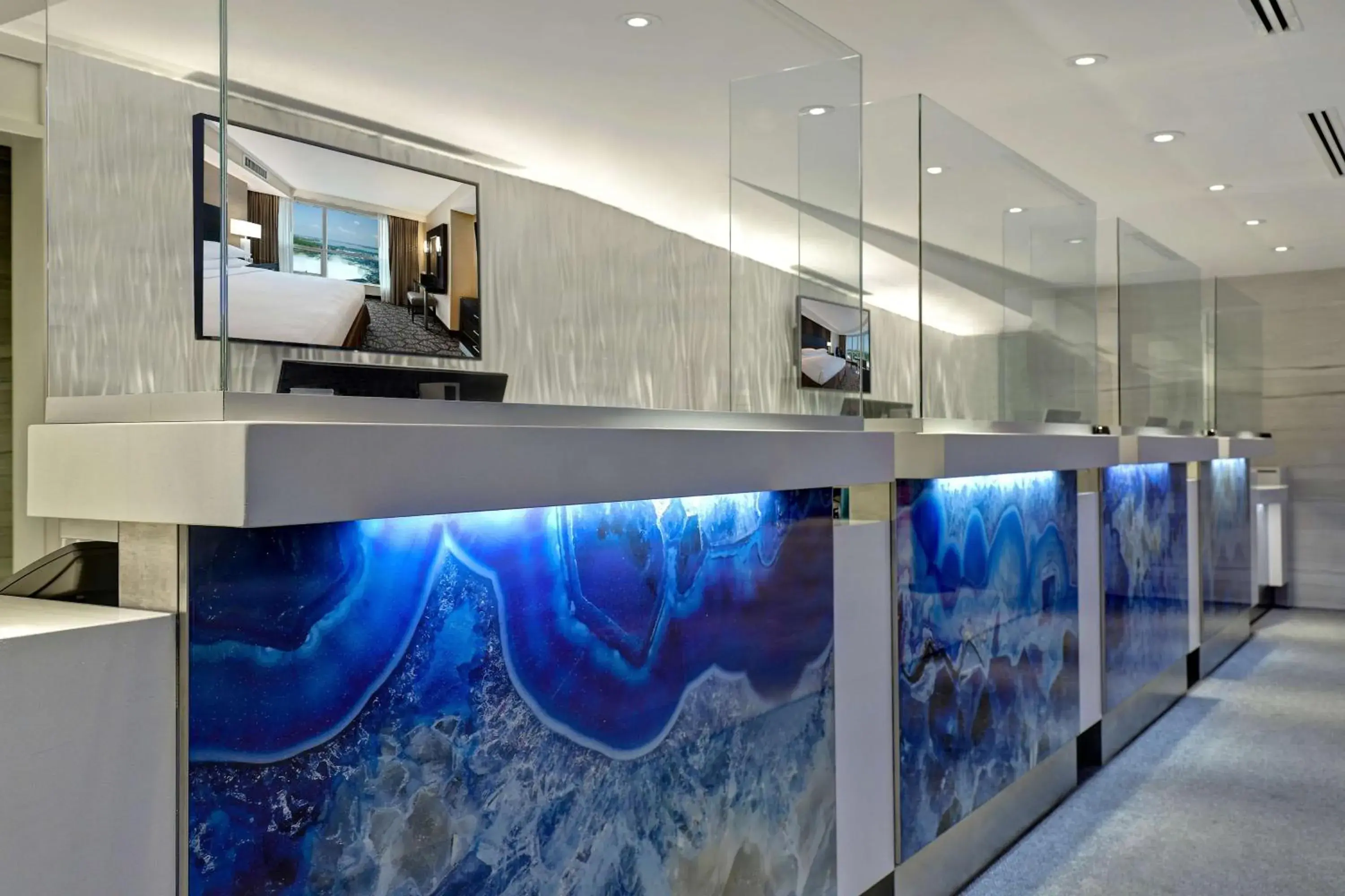 Lobby or reception in Embassy Suites by Hilton Niagara Falls/ Fallsview Lobby or reception in Embassy Suites by Hilton Niagara Falls/ Fallsview