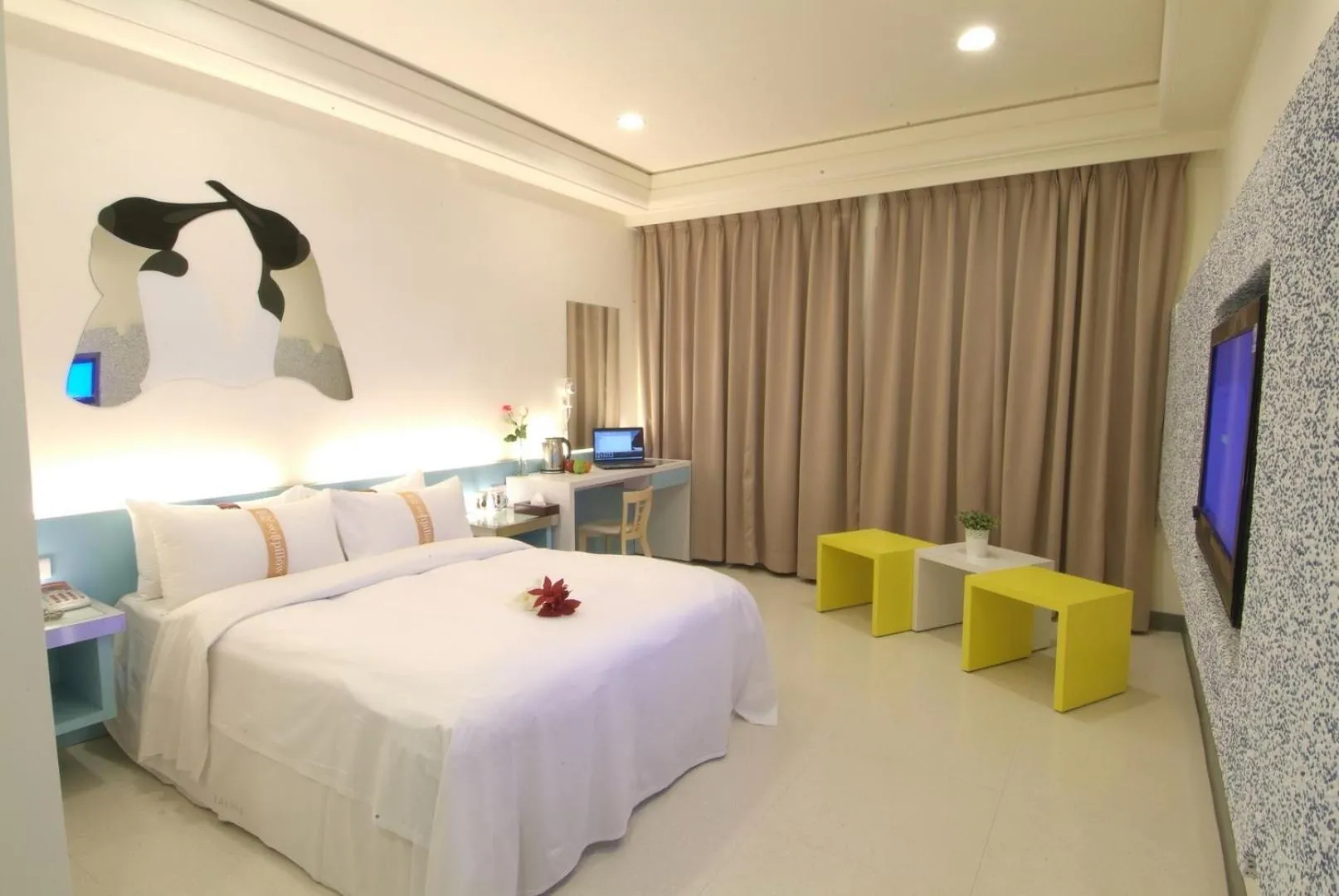 Photo of the whole room, Bed in 柜富賓王旅店-台北館 Giant Rich King Plaza Hotel