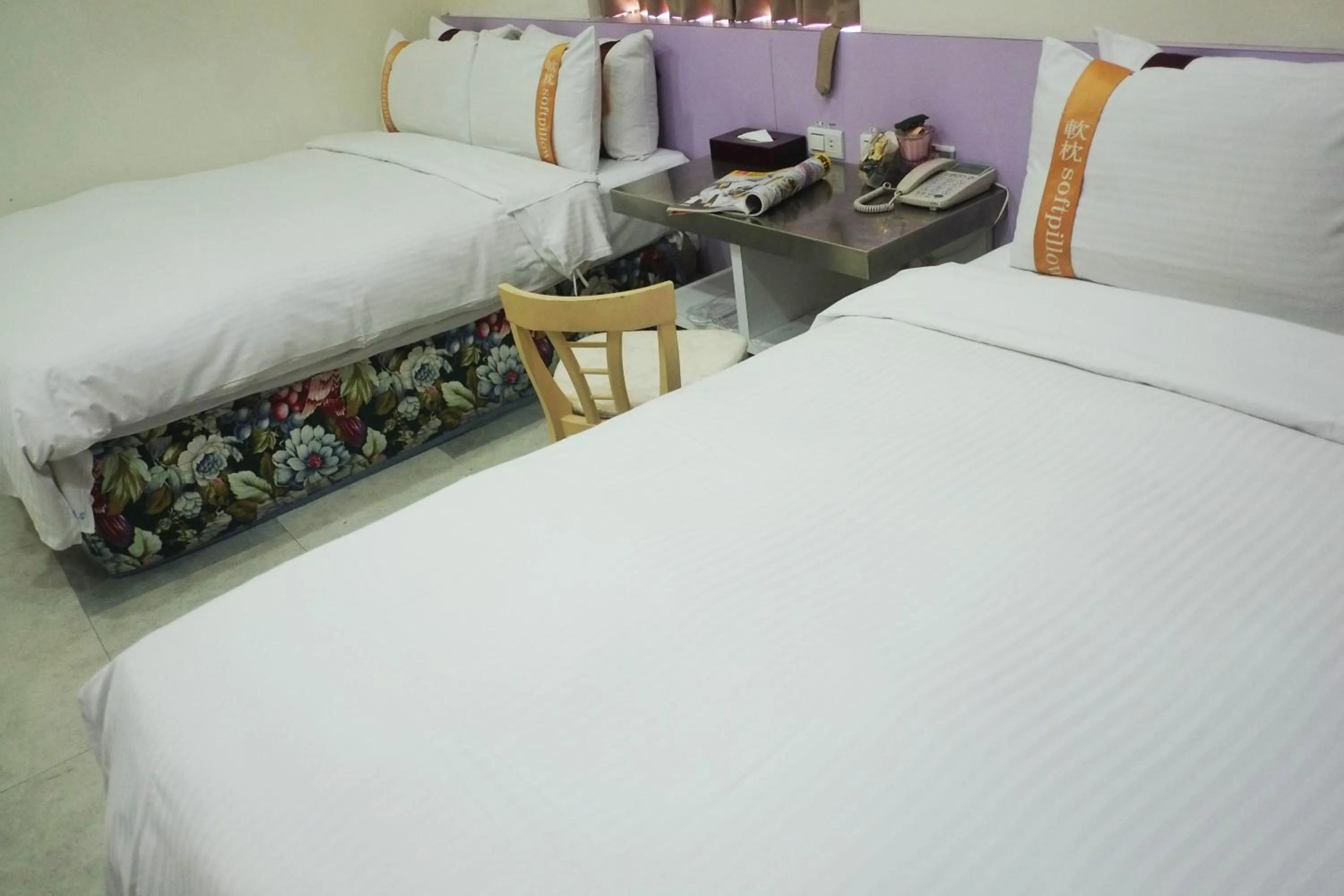 Bed in 柜富賓王旅店-台北館 Giant Rich King Plaza Hotel