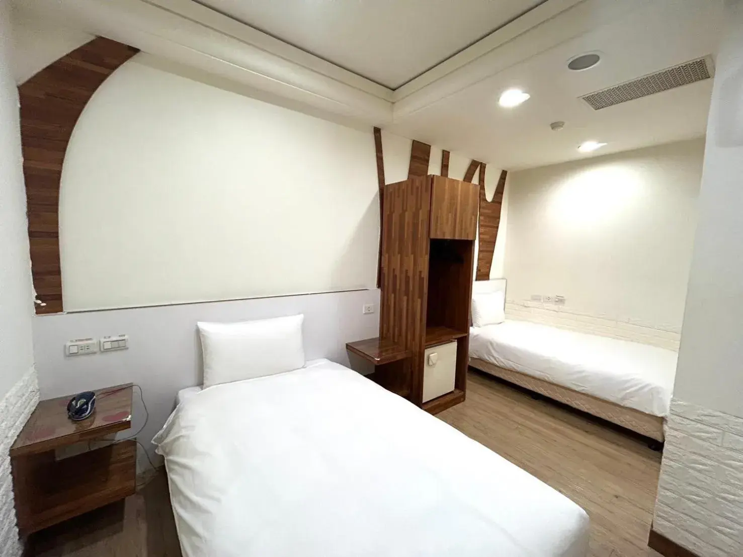 Bed in 柜富賓王旅店-台北館 Giant Rich King Plaza Hotel Bed in 柜富賓王旅店-台北館 Giant Rich King Plaza Hotel