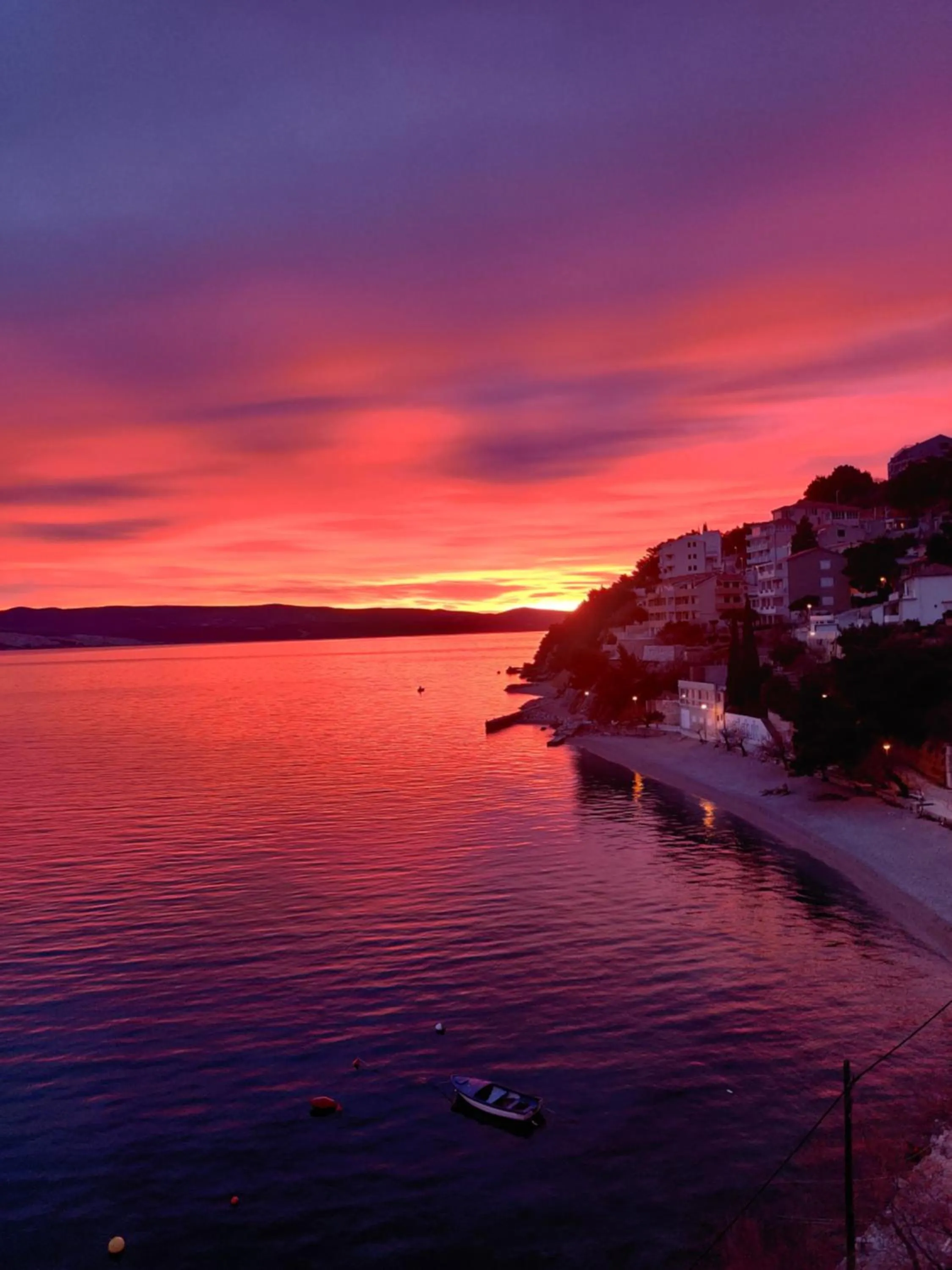 Sunset in Hotel Pleter