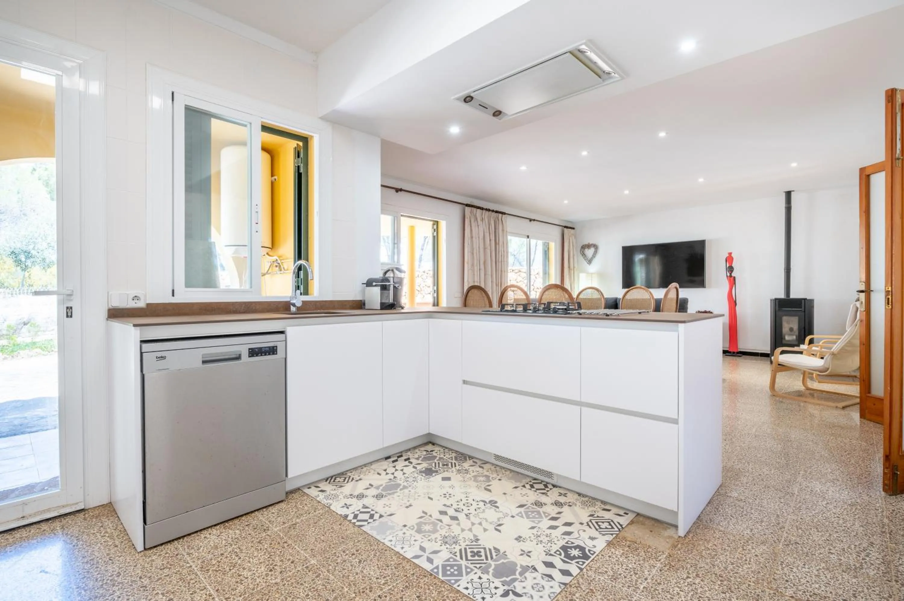 Kitchen or kitchenette in Villa Del Mar Mondrago