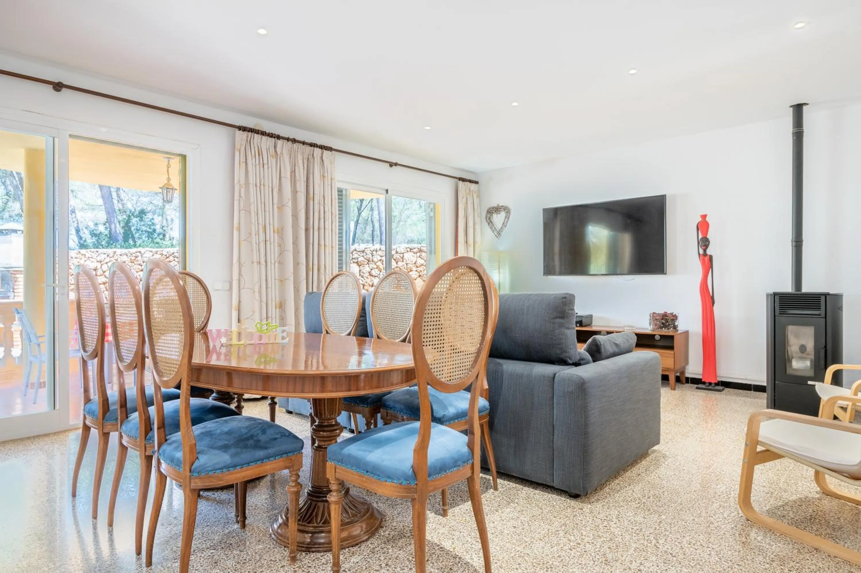 Living room in Villa Del Mar Mondrago