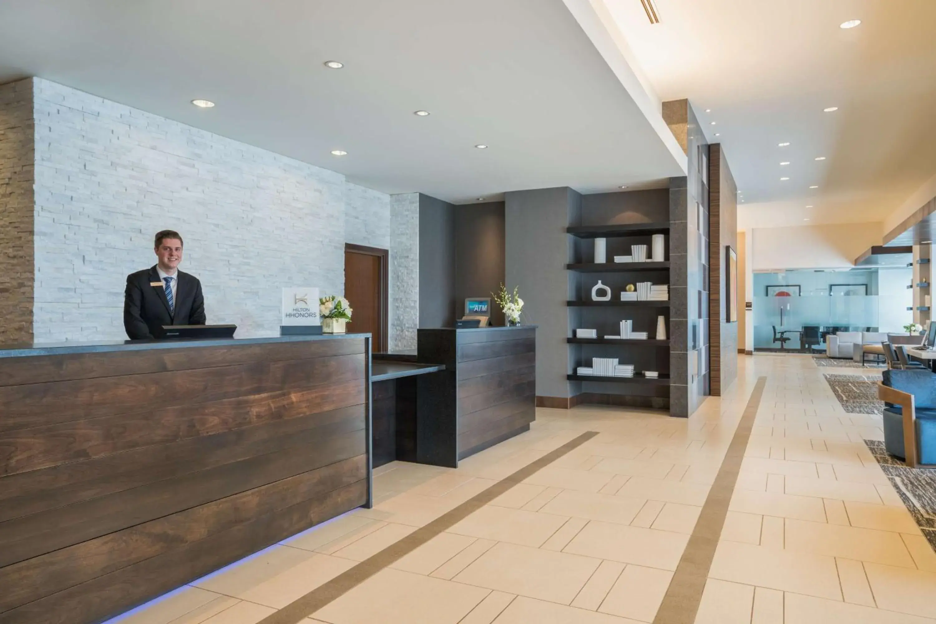 Lobby or reception in Hilton Minneapolis Bloomington Lobby or reception in Hilton Minneapolis Bloomington