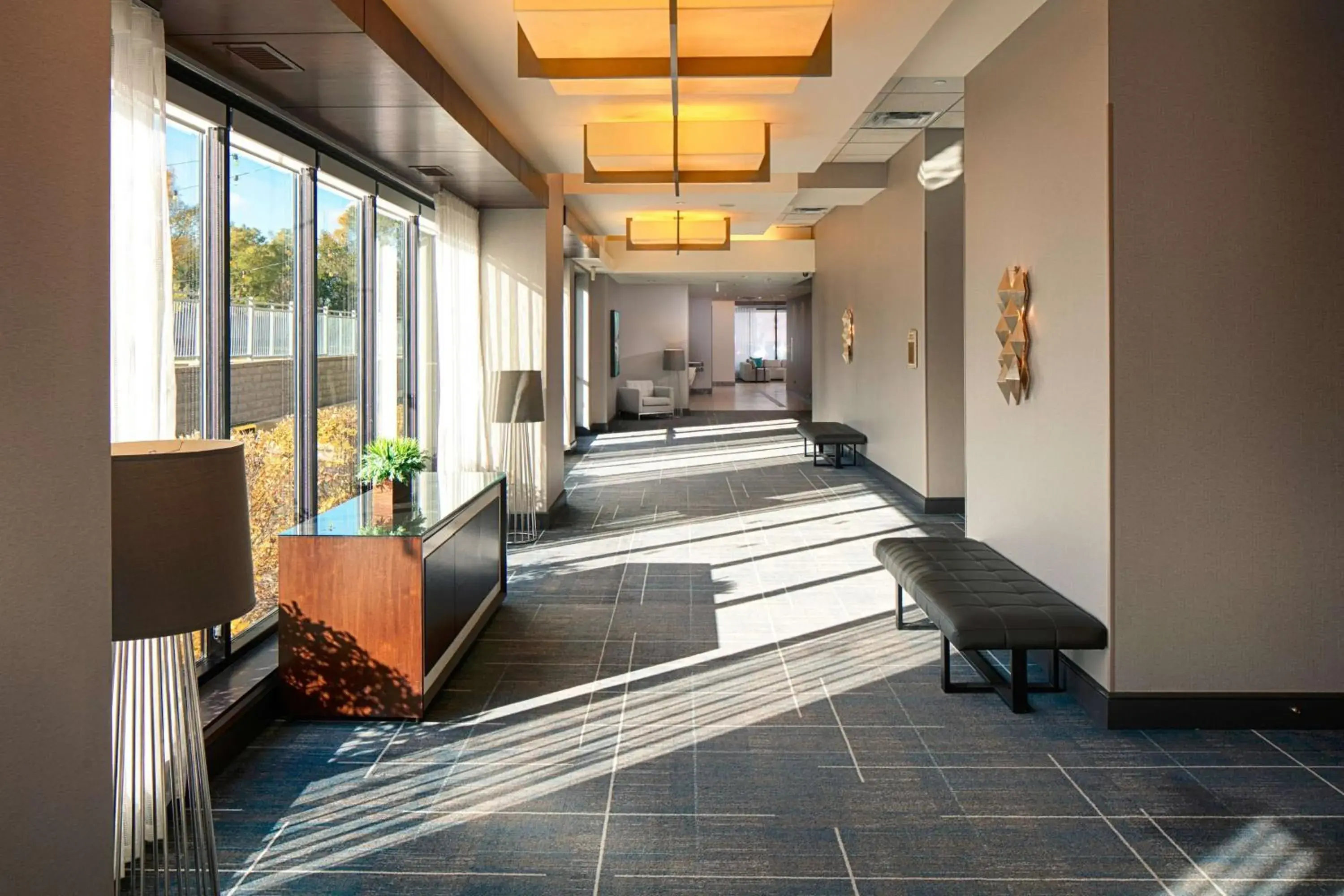 Lobby or reception in Hilton Minneapolis Bloomington Lobby or reception in Hilton Minneapolis Bloomington