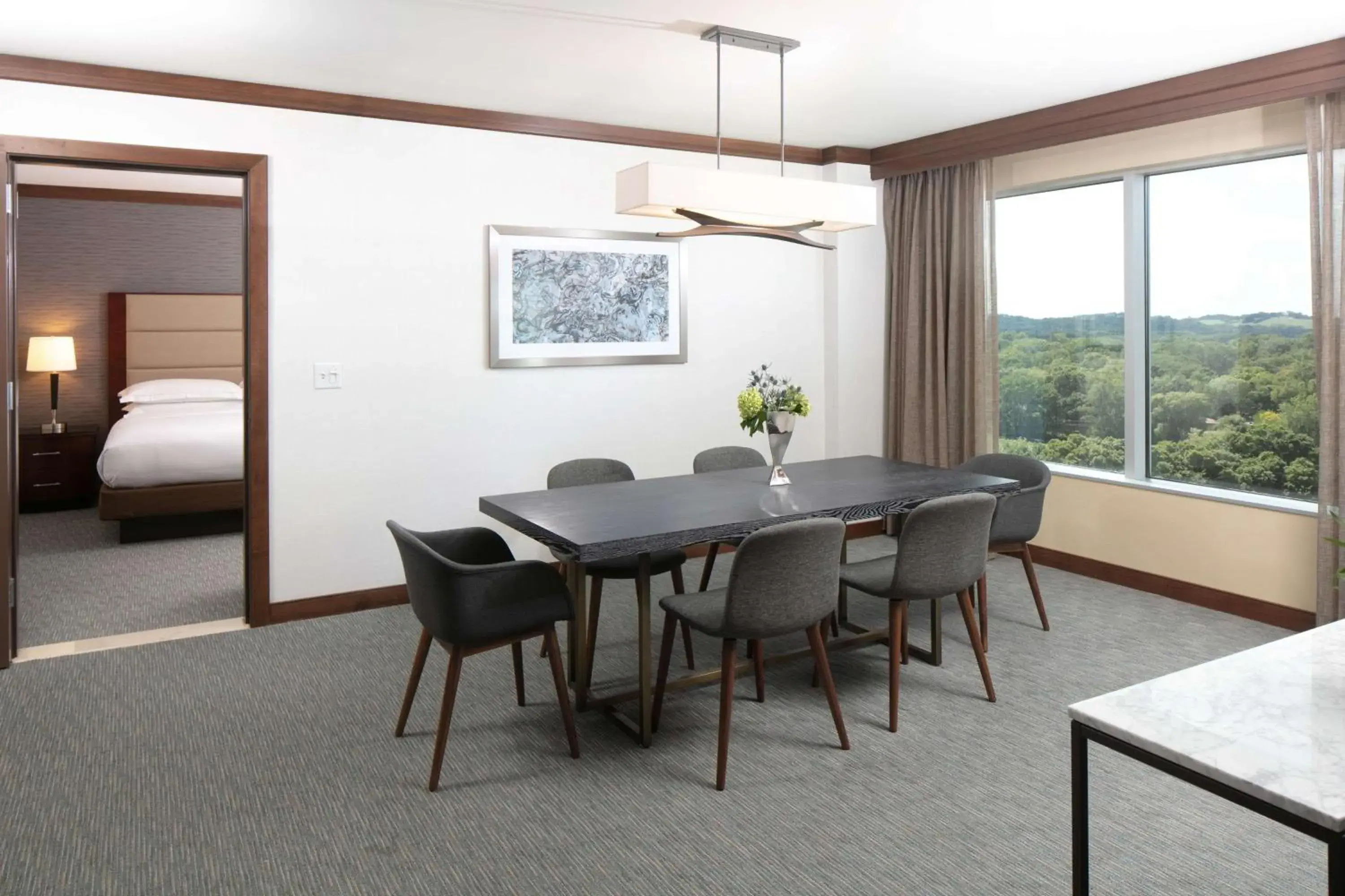 Photo of the whole room in Hilton Minneapolis Bloomington Photo of the whole room in Hilton Minneapolis Bloomington