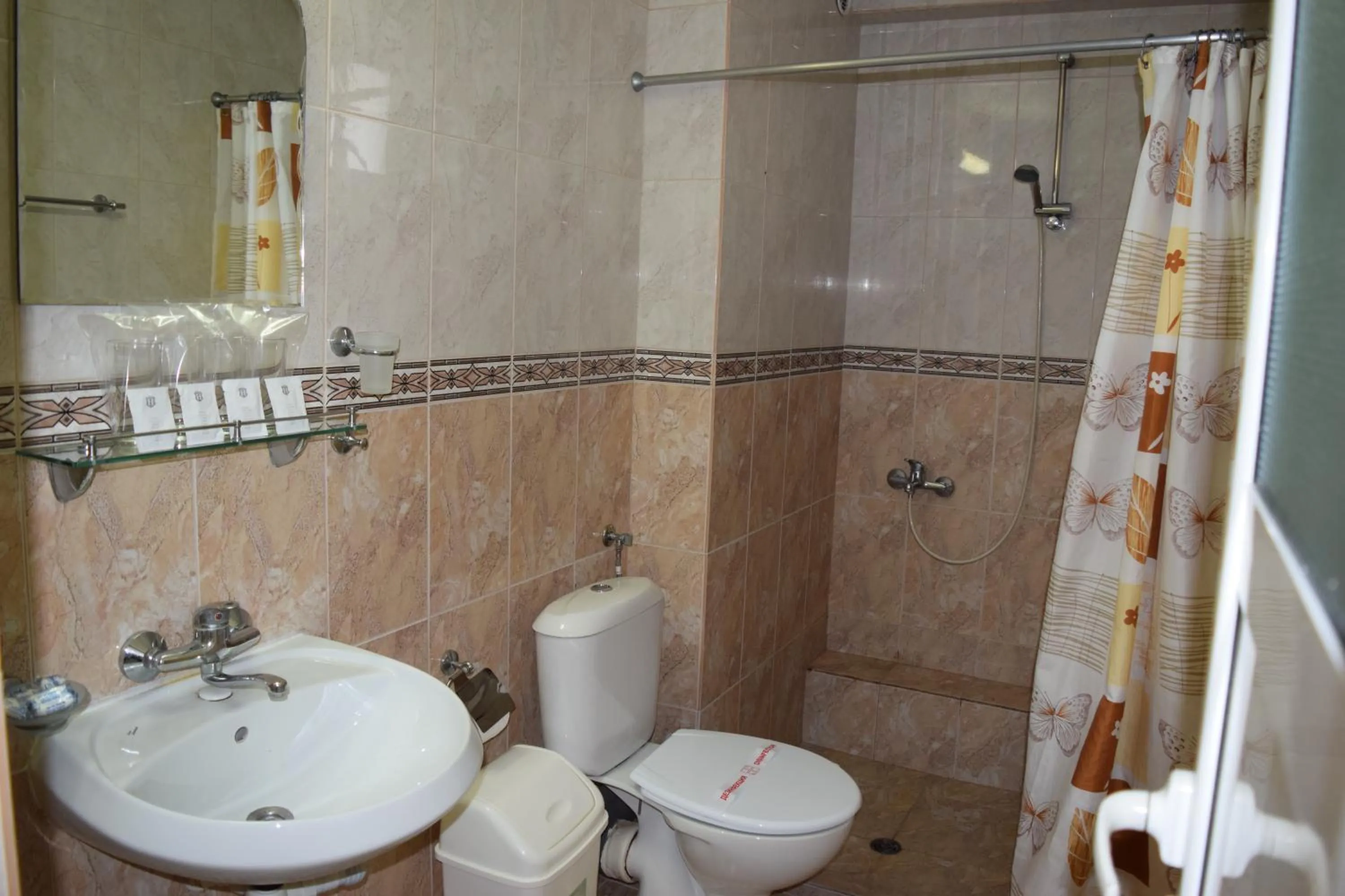 Shower in Family Hotel Chris