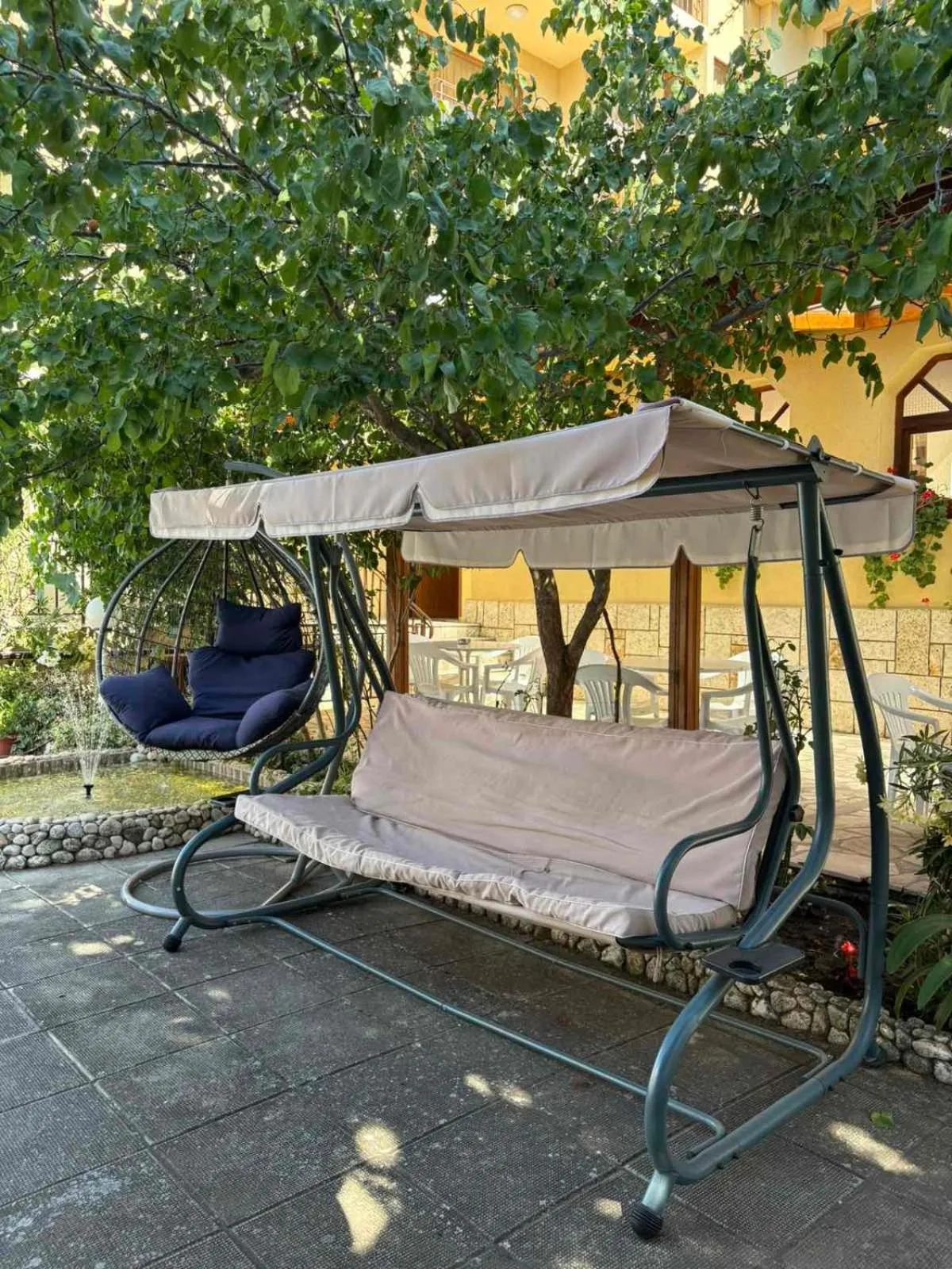 Garden view in Family Hotel Chris