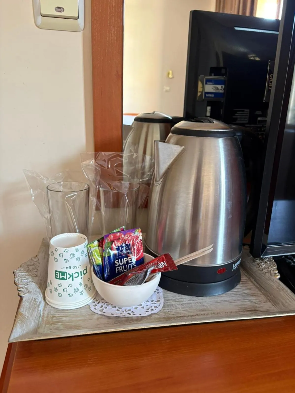 Coffee/tea facilities in Family Hotel Chris