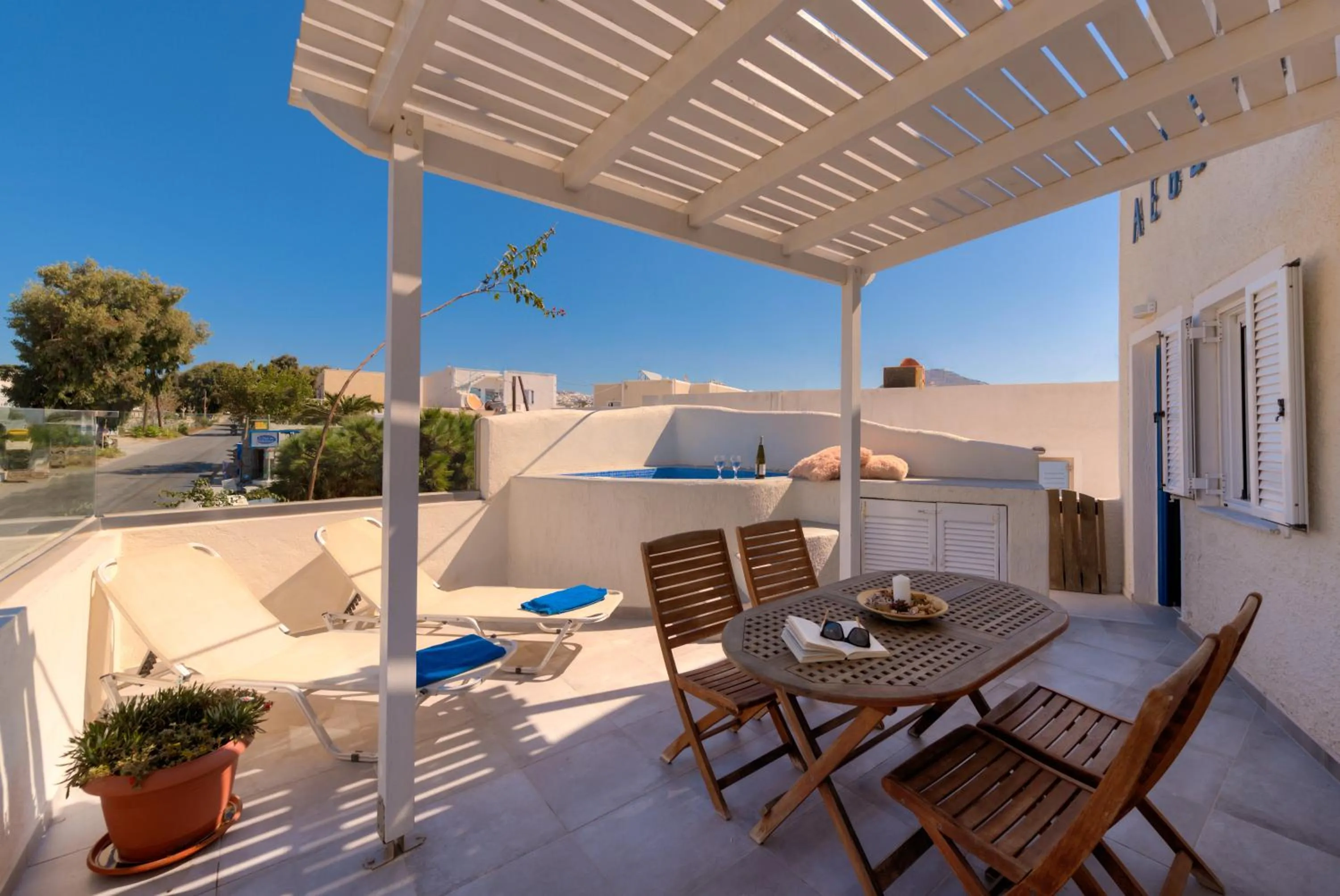 Balcony/Terrace in Villa Aegeon