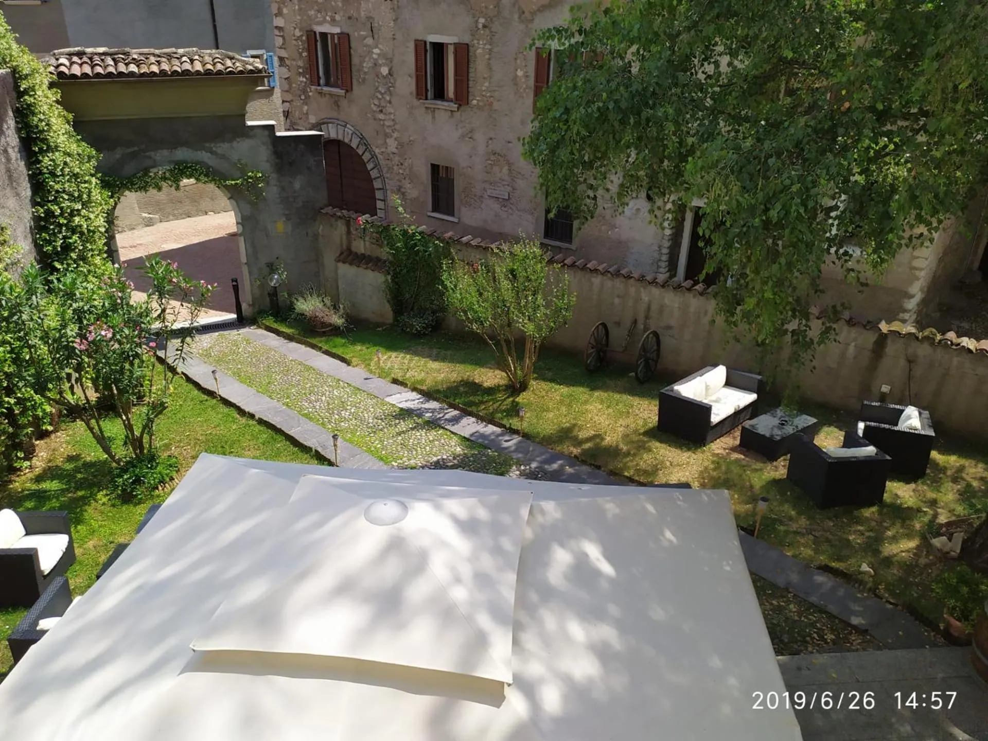 Garden view in Il torchio antico