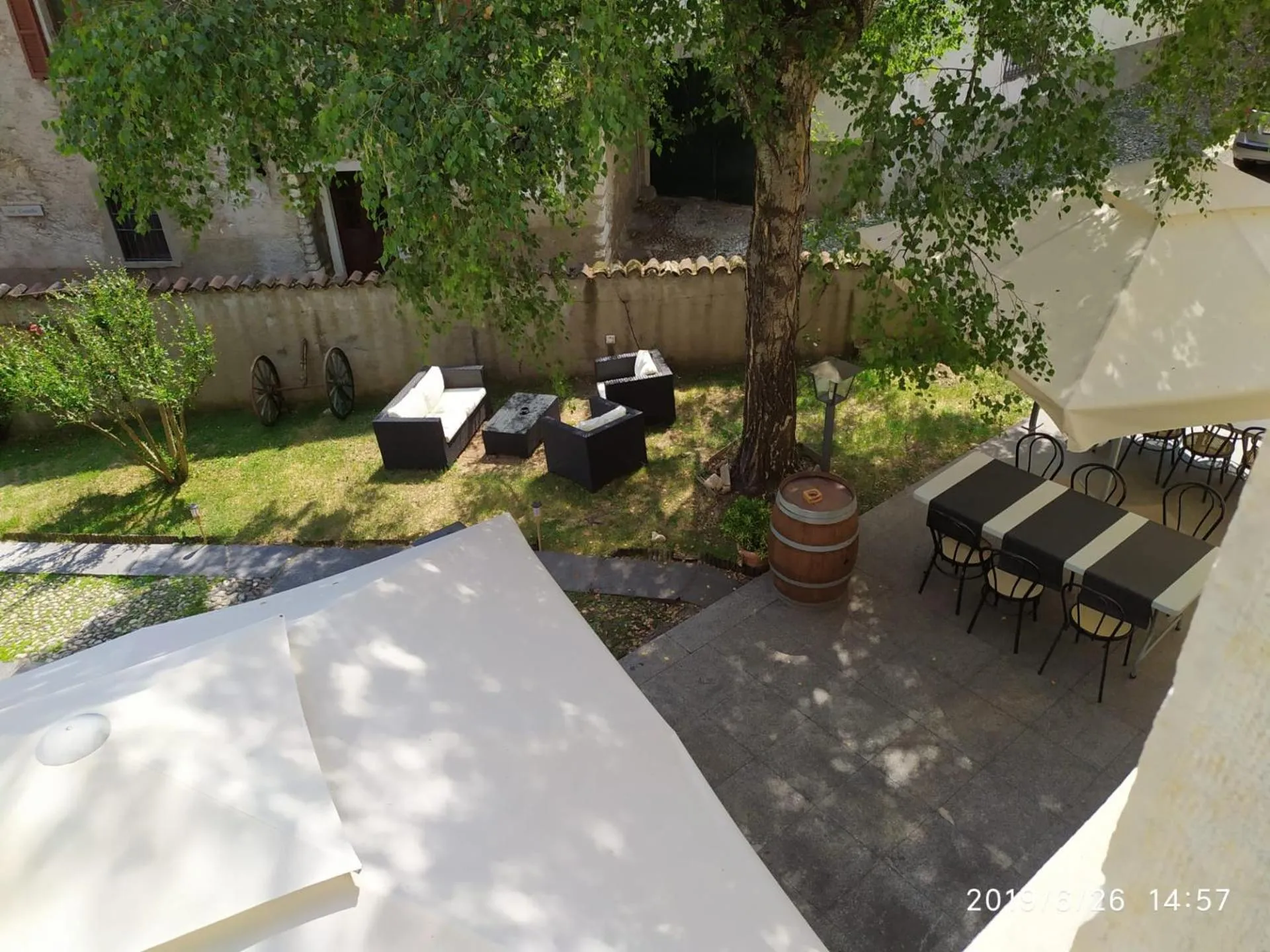 Garden view in Il torchio antico