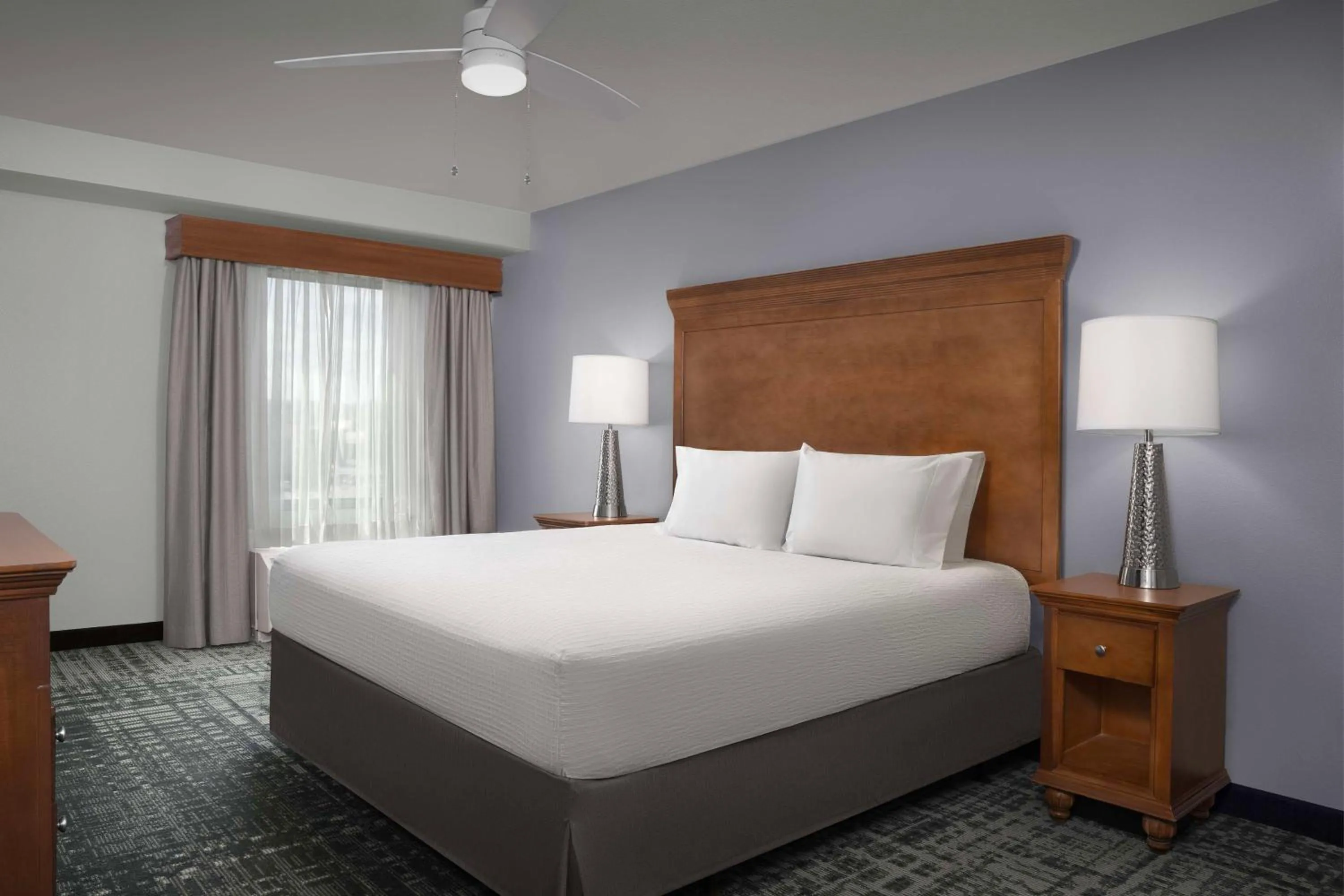 Bed in Homewood Suites by Hilton Omaha - Downtown