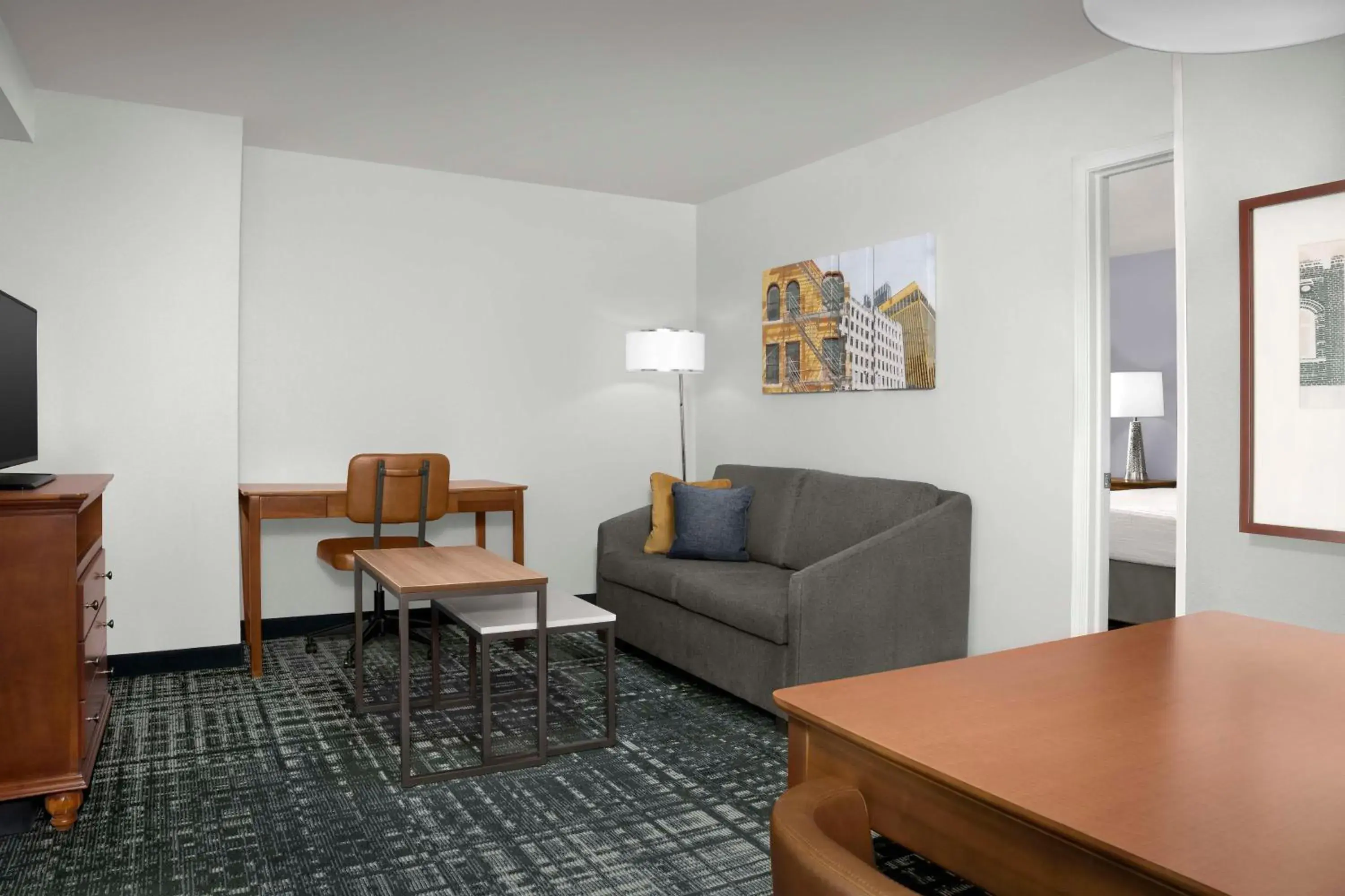 Living room in Homewood Suites by Hilton Omaha - Downtown Living room in Homewood Suites by Hilton Omaha - Downtown