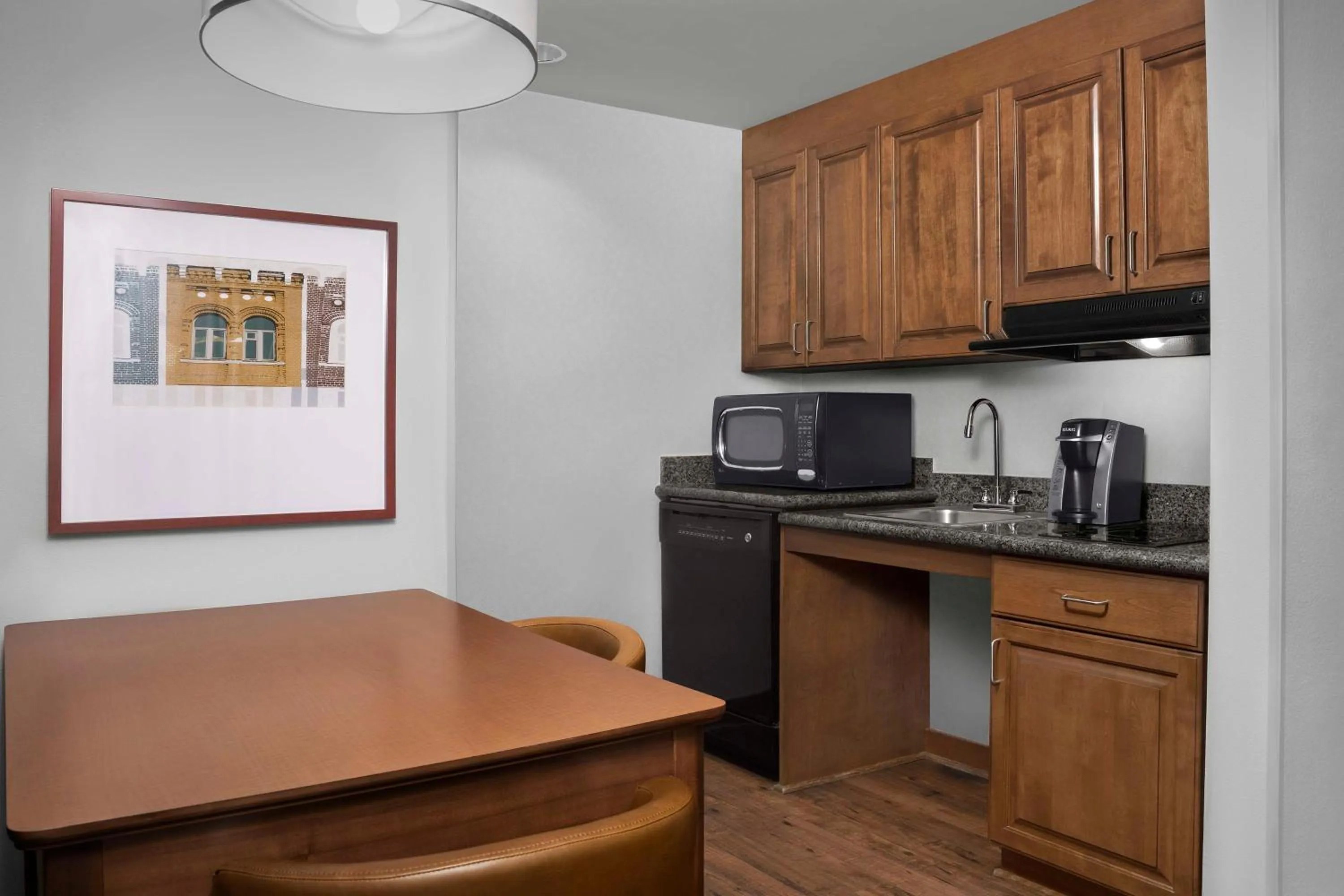 Kitchen or kitchenette in Homewood Suites by Hilton Omaha - Downtown