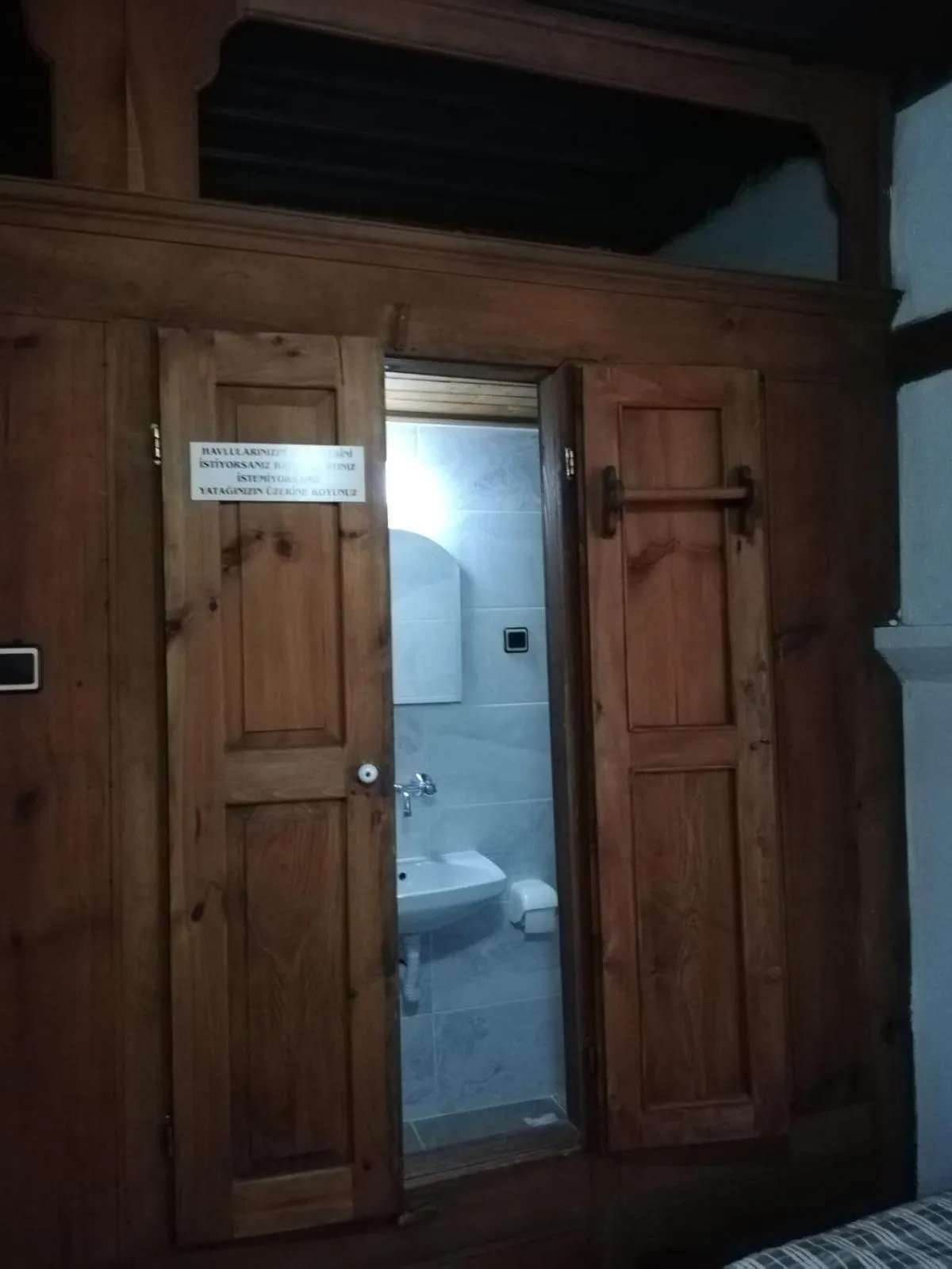 Shower in Arifbey Konak Hotel