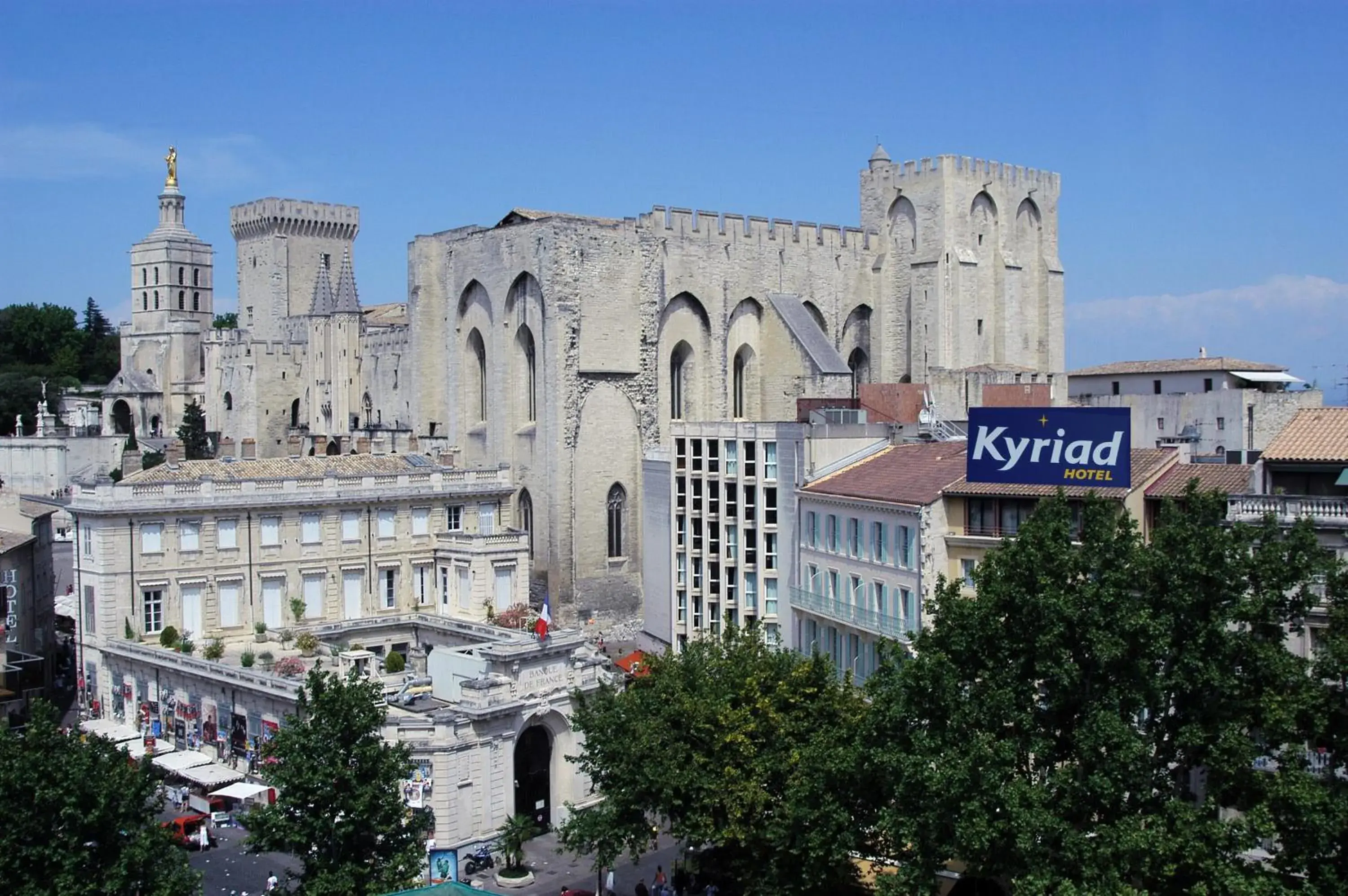 Bird's eye view in Kyriad Avignon - Palais des Papes Bird's eye view in Kyriad Avignon - Palais des Papes