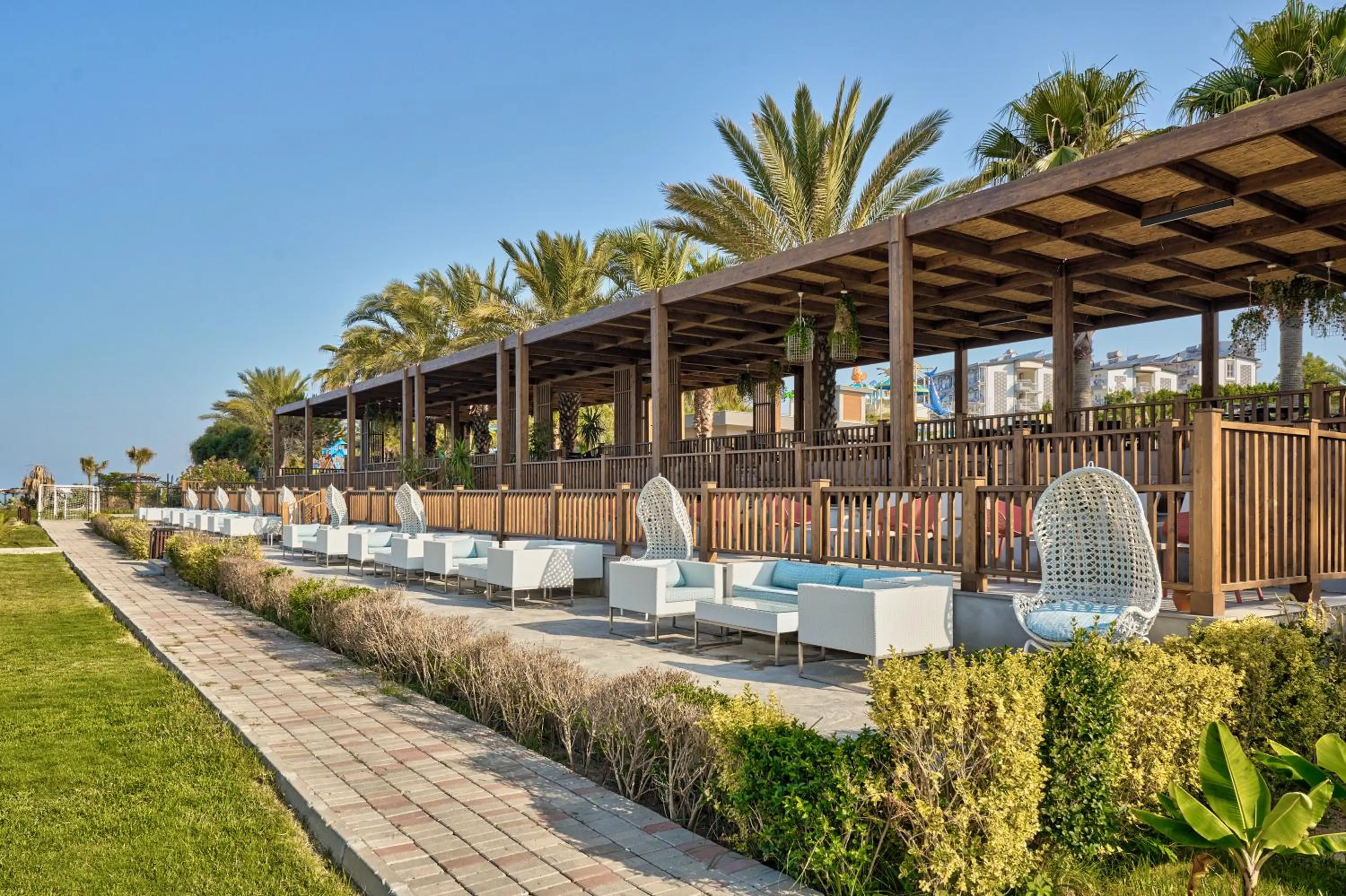 Patio in Seaden Sea Planet Resort & Spa