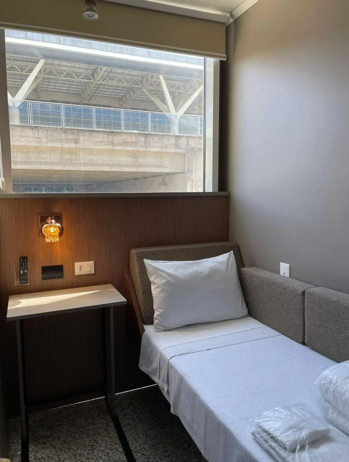 Bed in Hotel Aero Sleep Campinas Bed in Hotel Aero Sleep Campinas