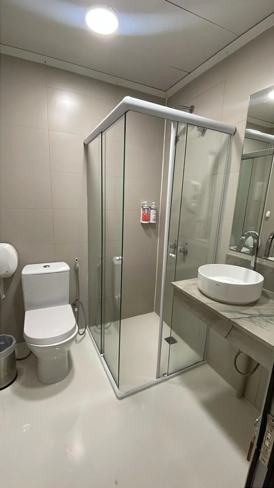 Shower in Hotel Aero Sleep Campinas