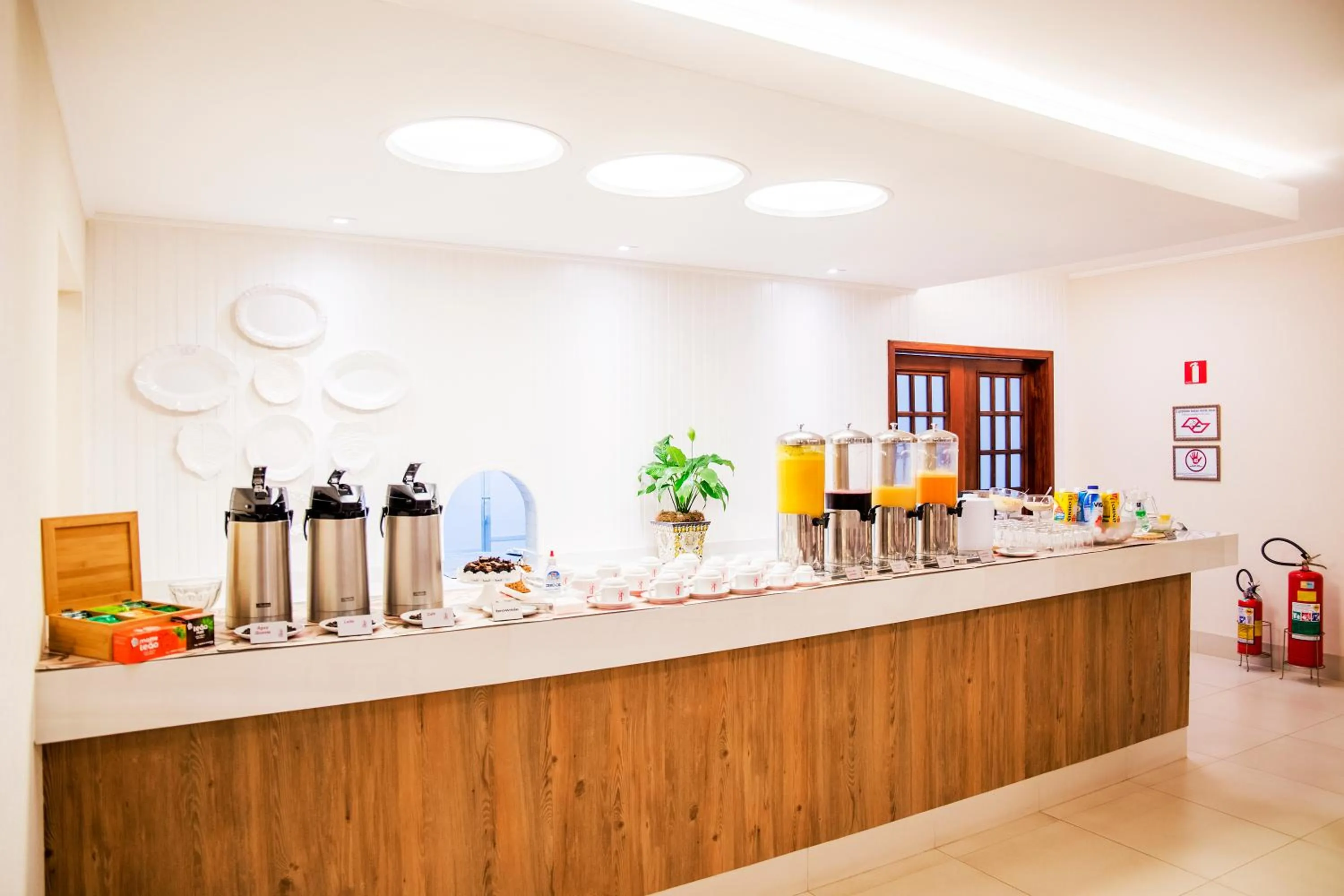 Buffet breakfast in JR Hotel