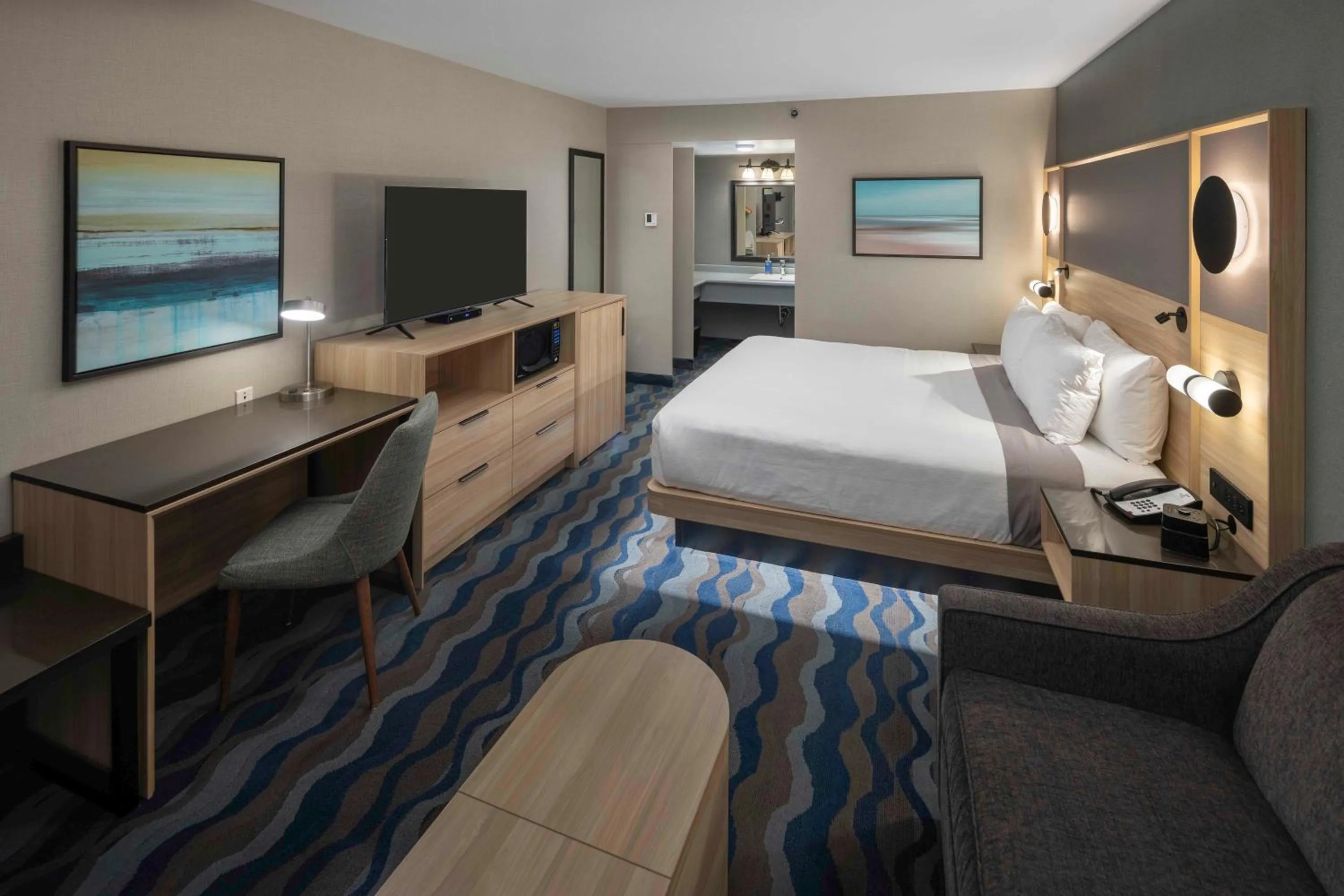 Bed in Accent Inns Victoria