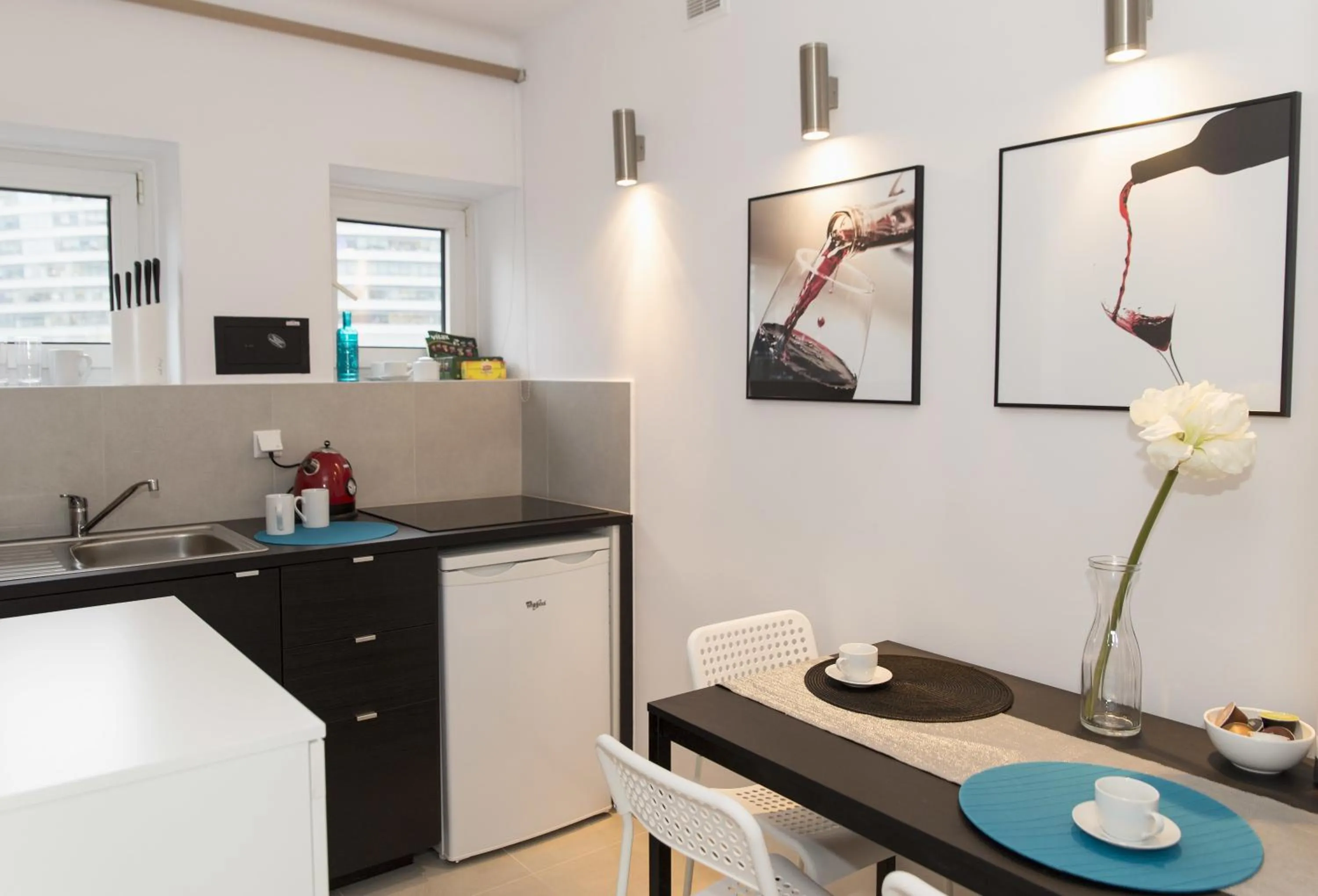 Kitchen or kitchenette in Warsawrent Apartamenty Centralna