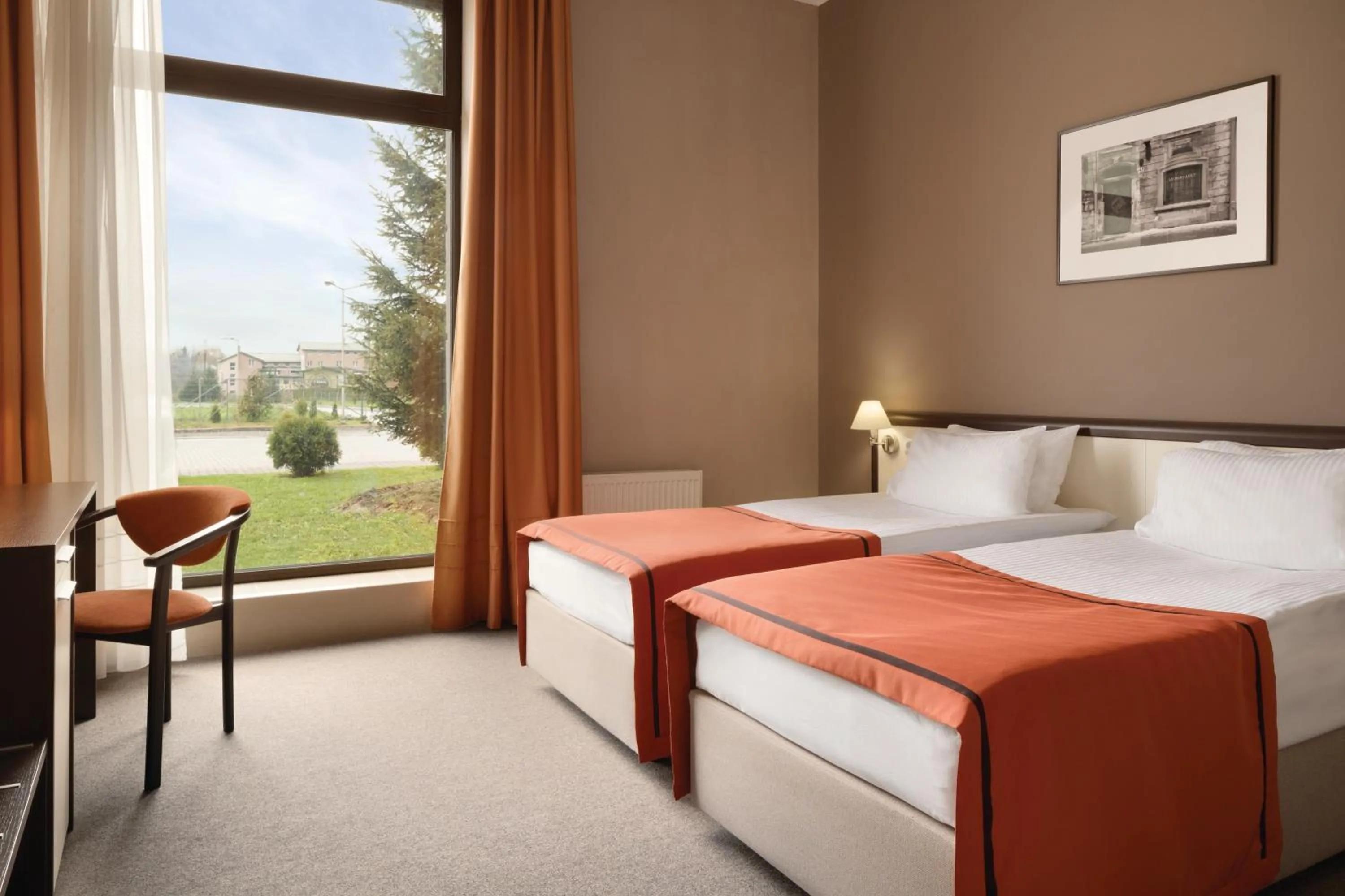 Bedroom, Bed in Lviv Ramada Hotel