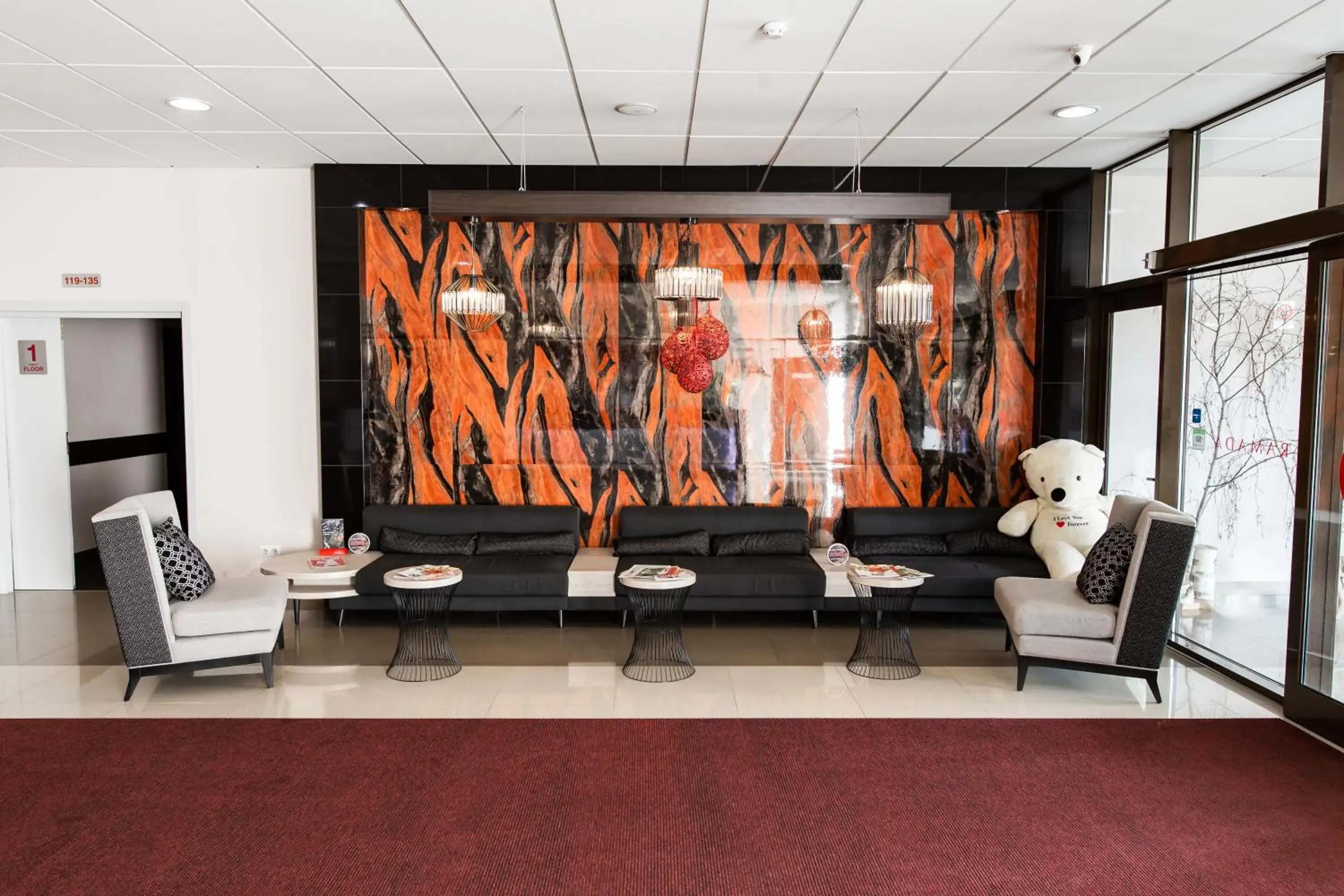 Lobby or reception in Lviv Ramada Hotel Lobby or reception in Lviv Ramada Hotel