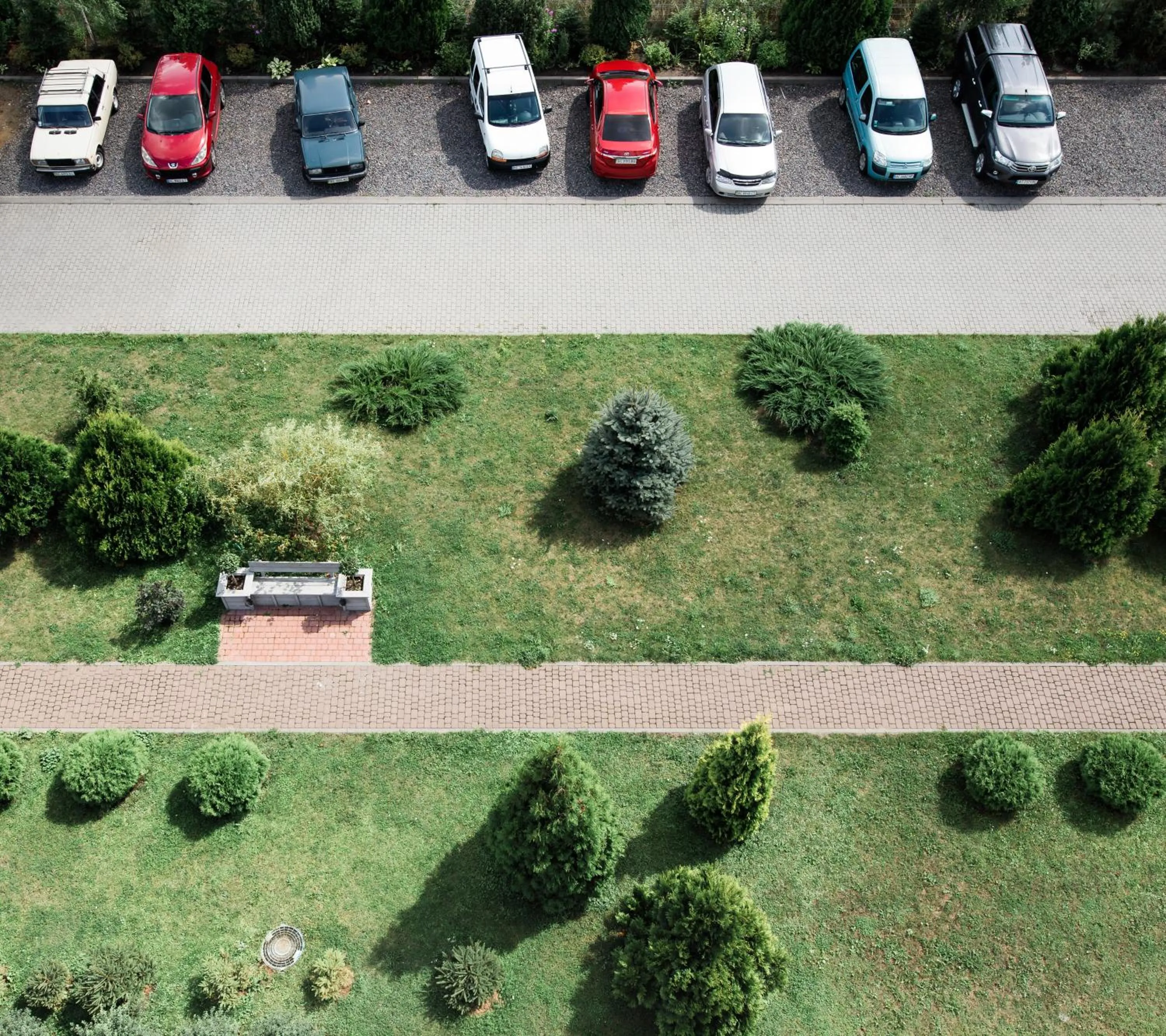 Garden view in Lviv Ramada Hotel